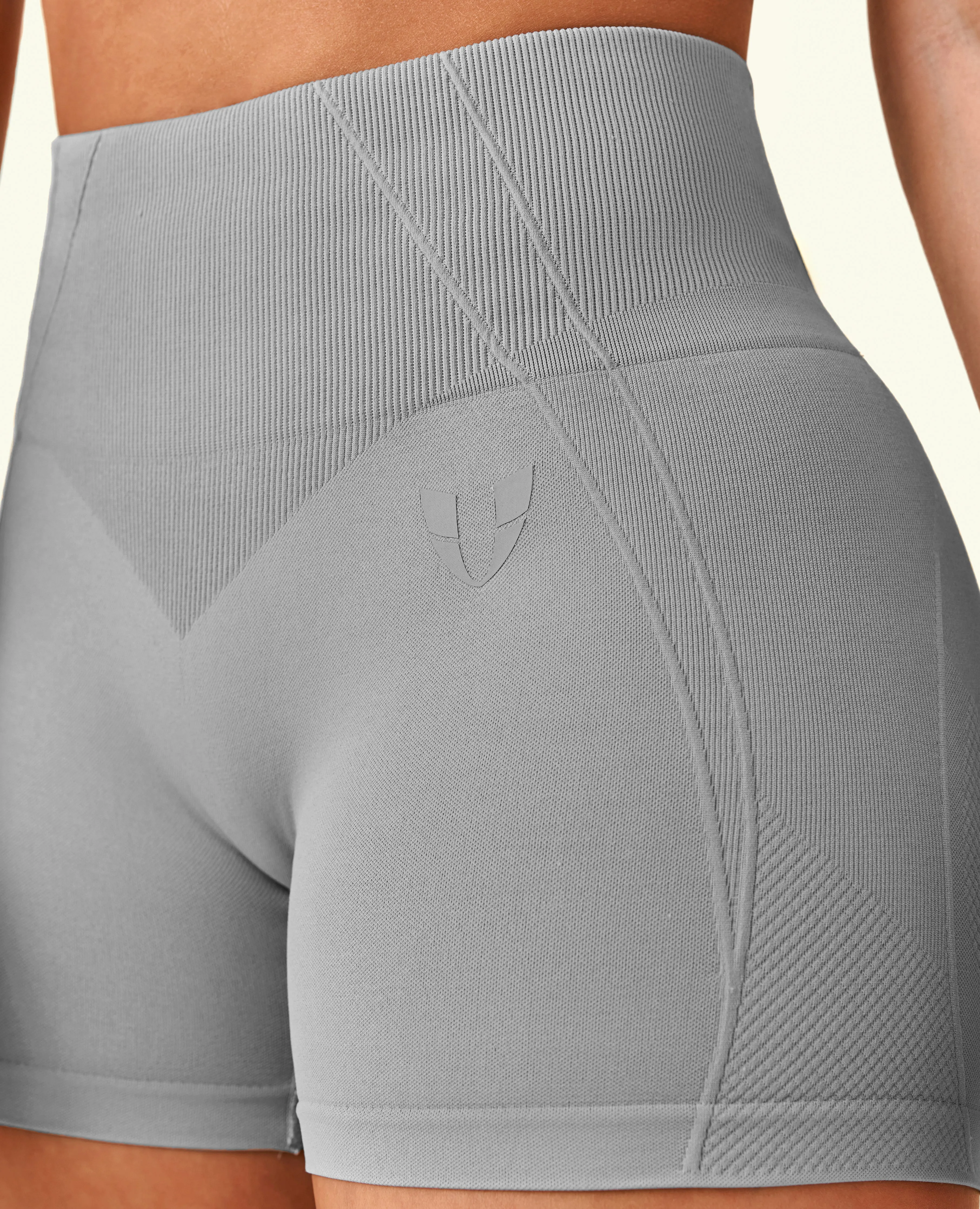 Force Scrunch Butt Shorts - Cement Grey sold by Firm Abs product image thumbnail 5