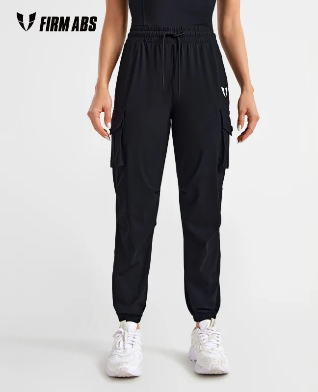 Firm abs Cargo Pocket Joggers Trousers - Black sold by Firm Abs
