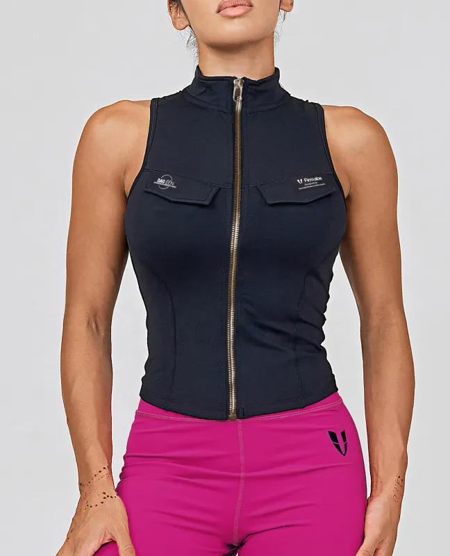 PowerMove Cargo Vest - Black sold by Firm Abs