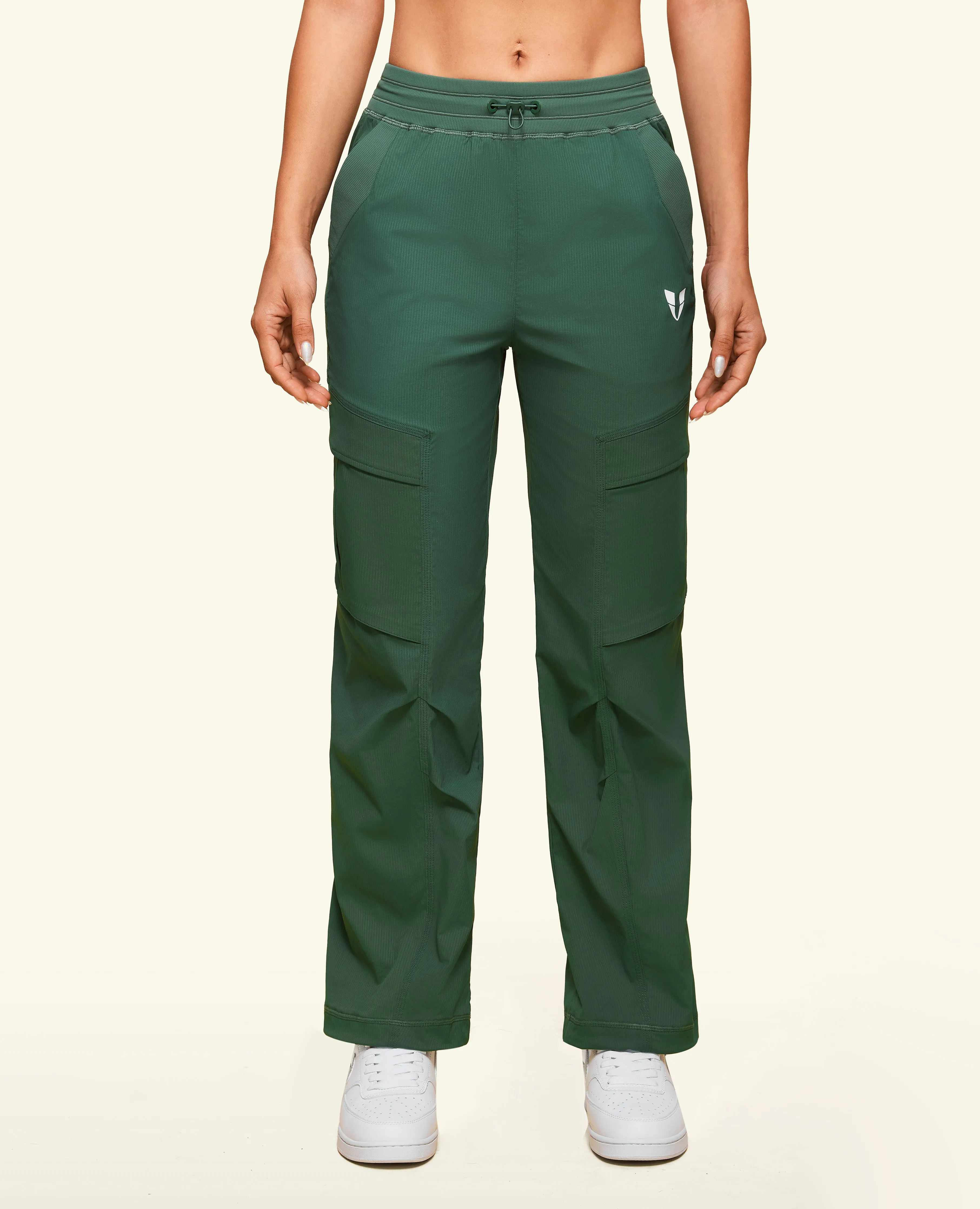 Drawstring Pocket Loose Fit Pants - Grey Copper Green sold by Firm Abs product image thumbnail 5