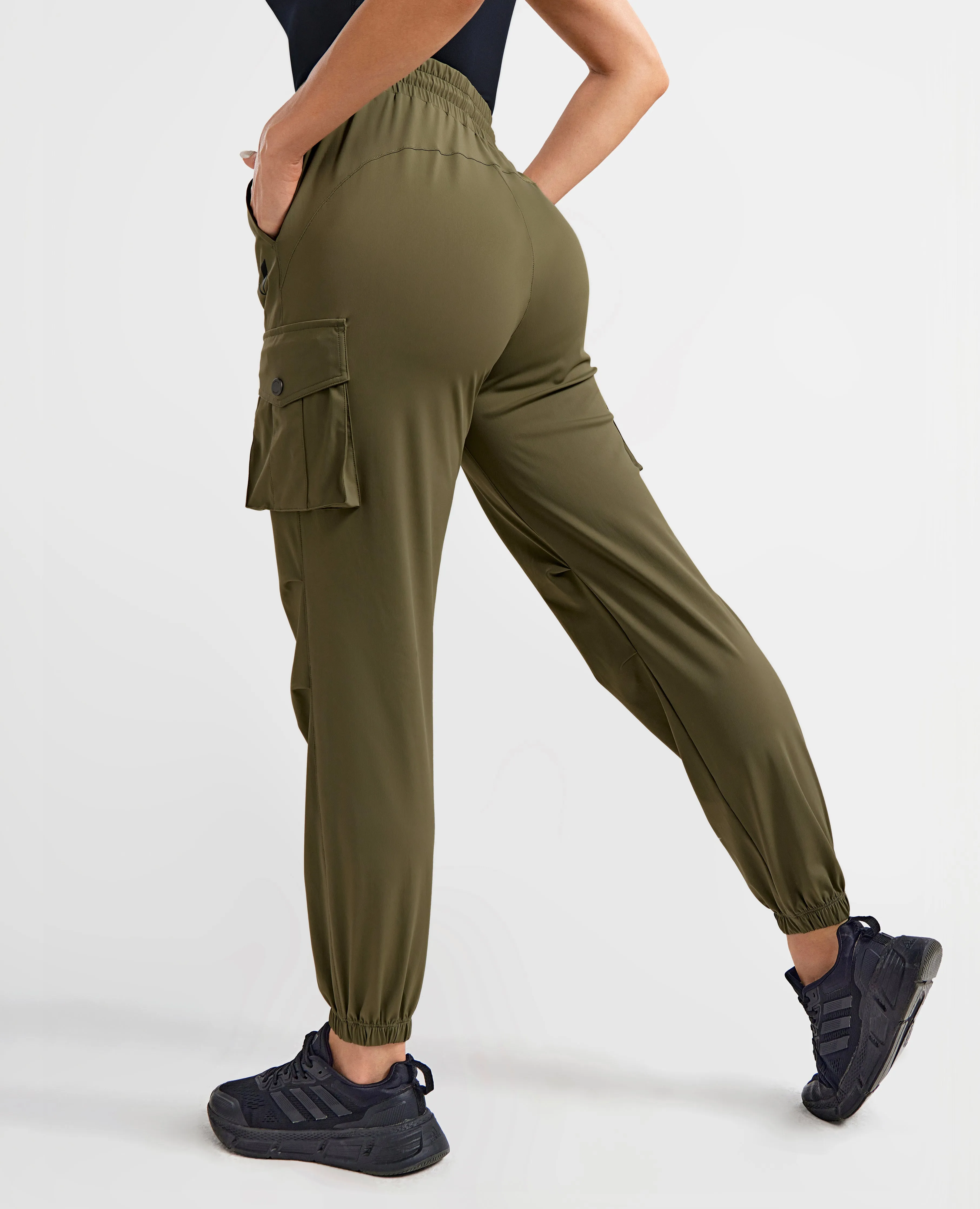 Cargo Pocket Joggers - Rock Gray Green sold by Firm Abs product image thumbnail 2