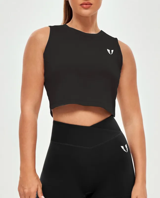 Athletic Crop Top - Black sold by Firm Abs