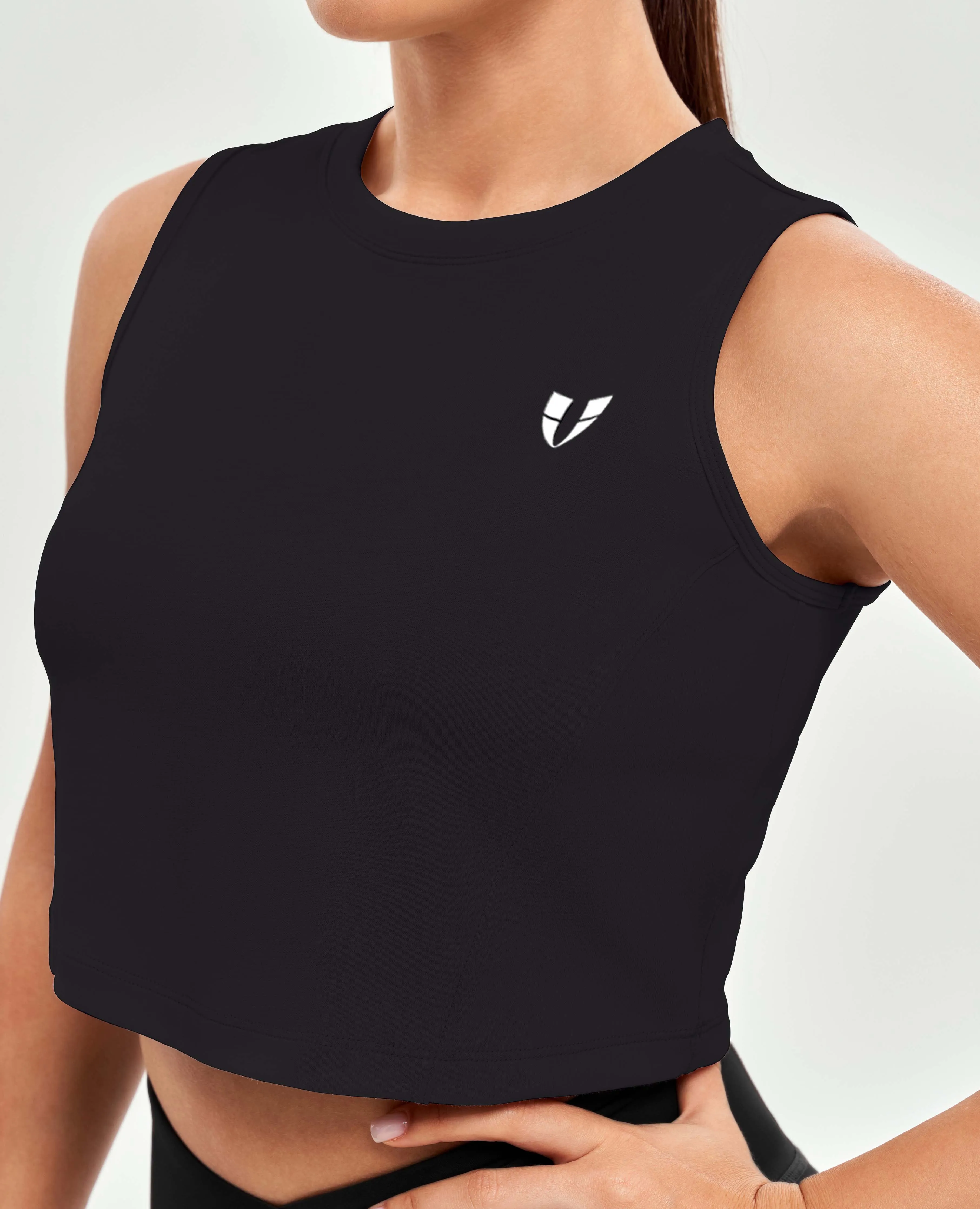 Athletic Crop Top - Black sold by Firm Abs product image thumbnail 4