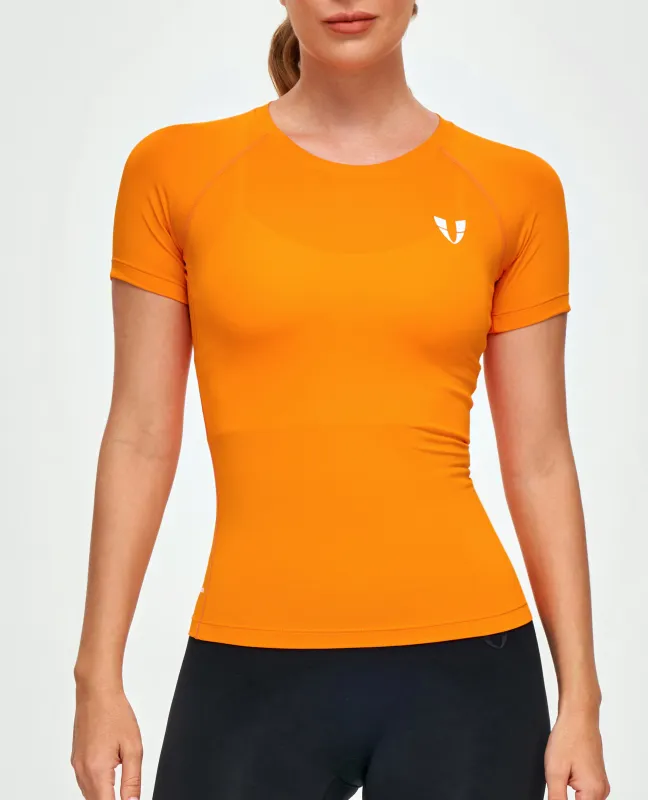Basic Athletic T-shirt - Orange sold by Firm Abs