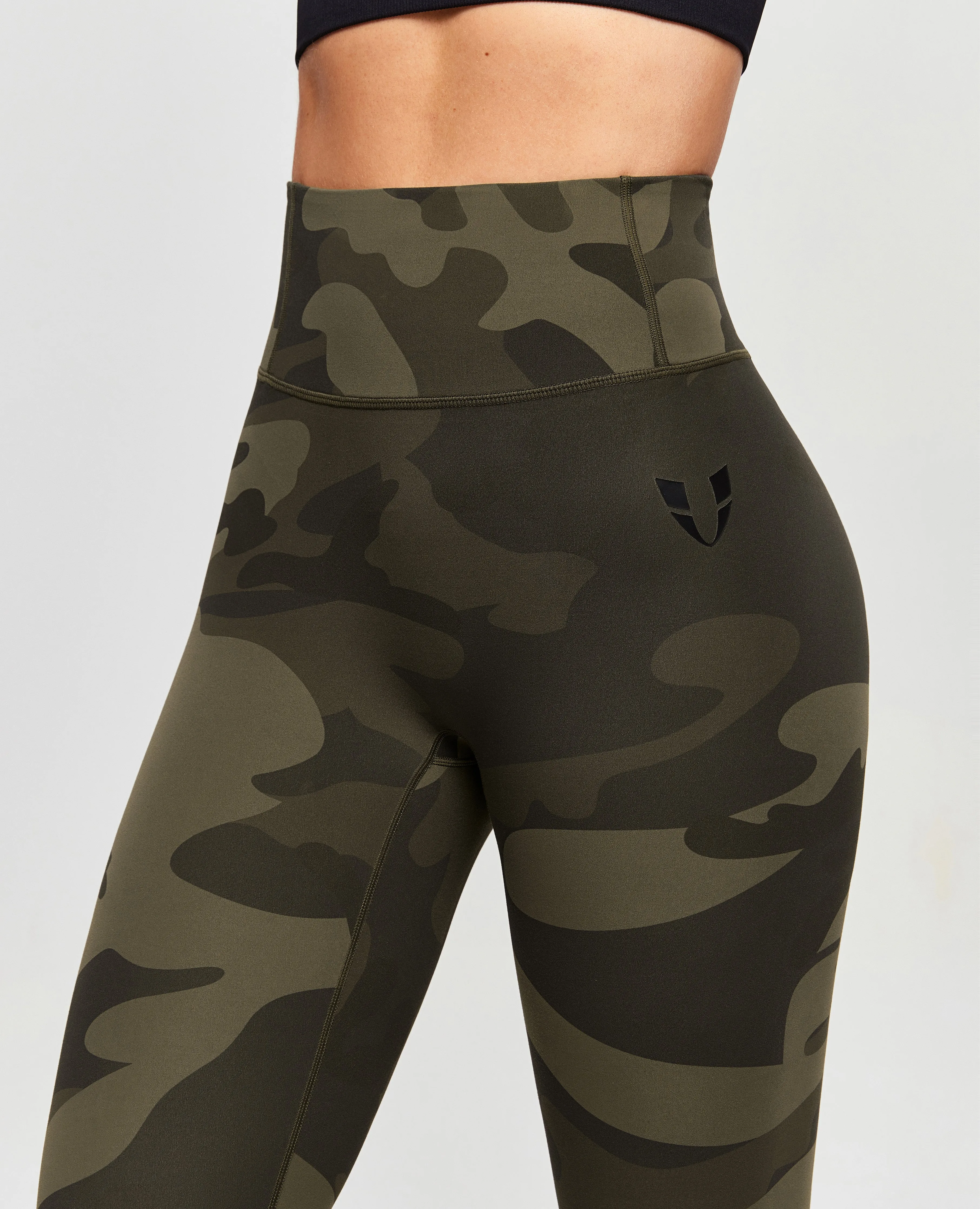 Scrunch Butt Leggings - Army Green Camo sold by Firm Abs product image thumbnail 4