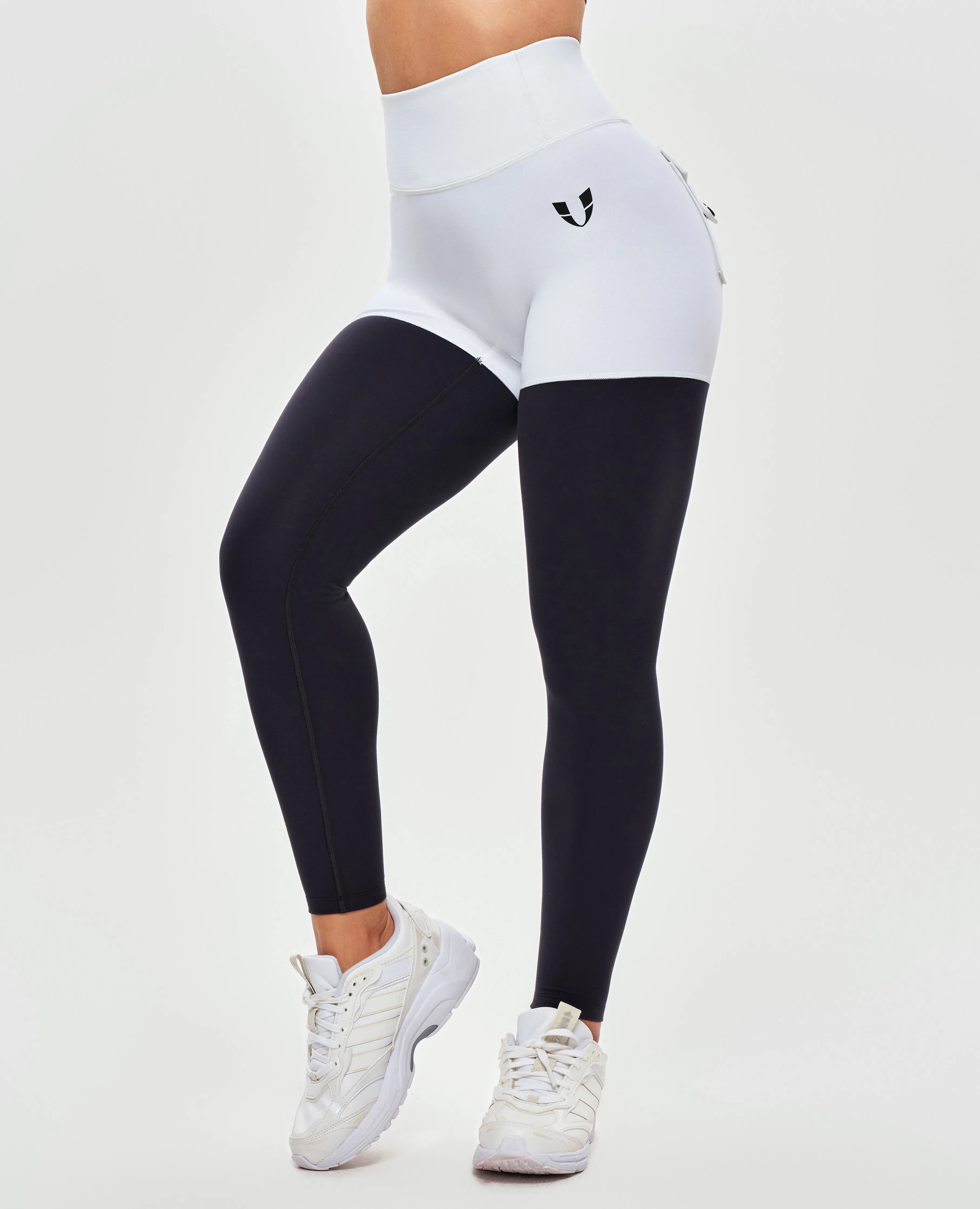 Cargo Athletic Leggings - Black and White sold by Firm Abs product image thumbnail 2
