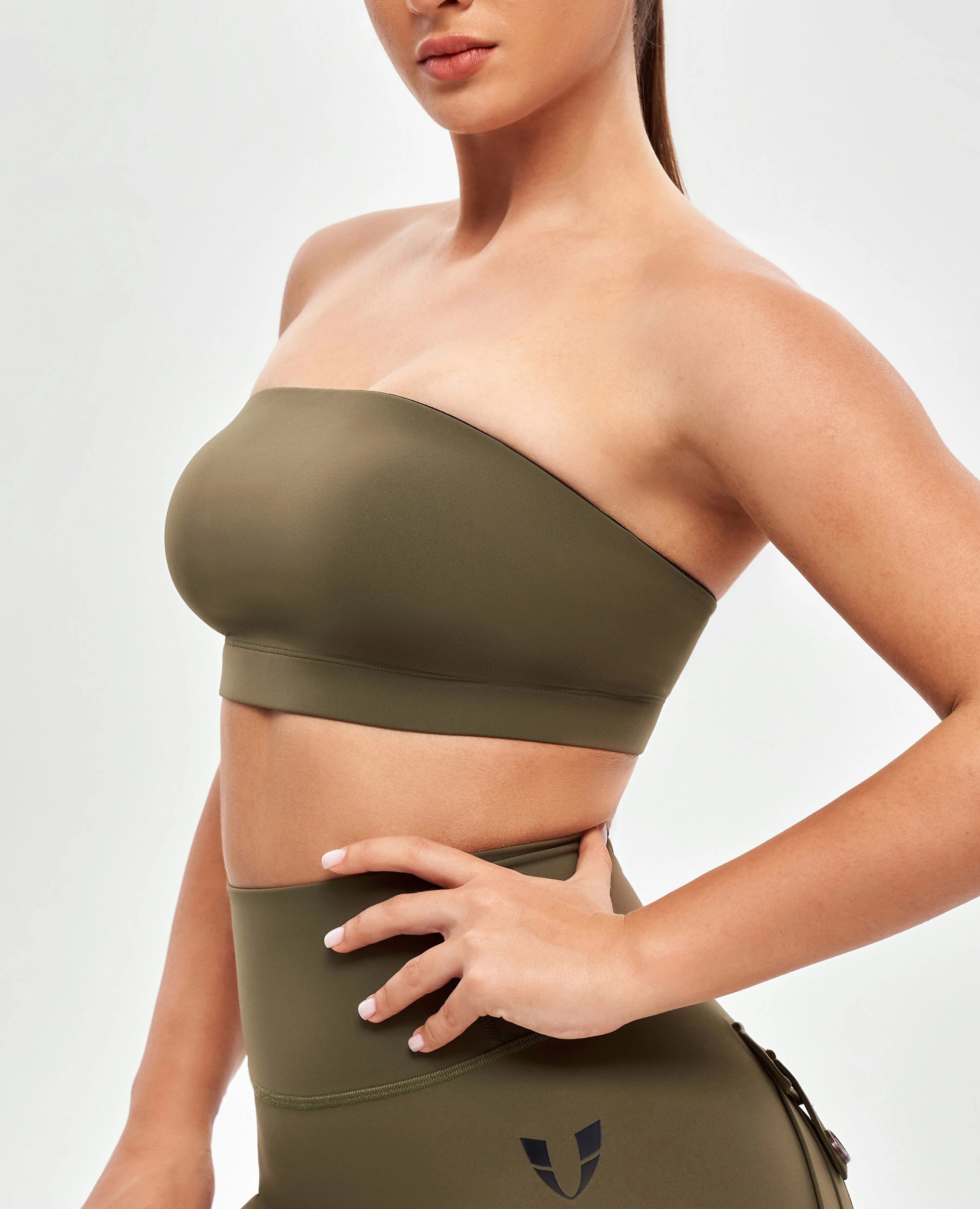 Strapless Sports Bra - Combat Green sold by Firm Abs product image thumbnail 5
