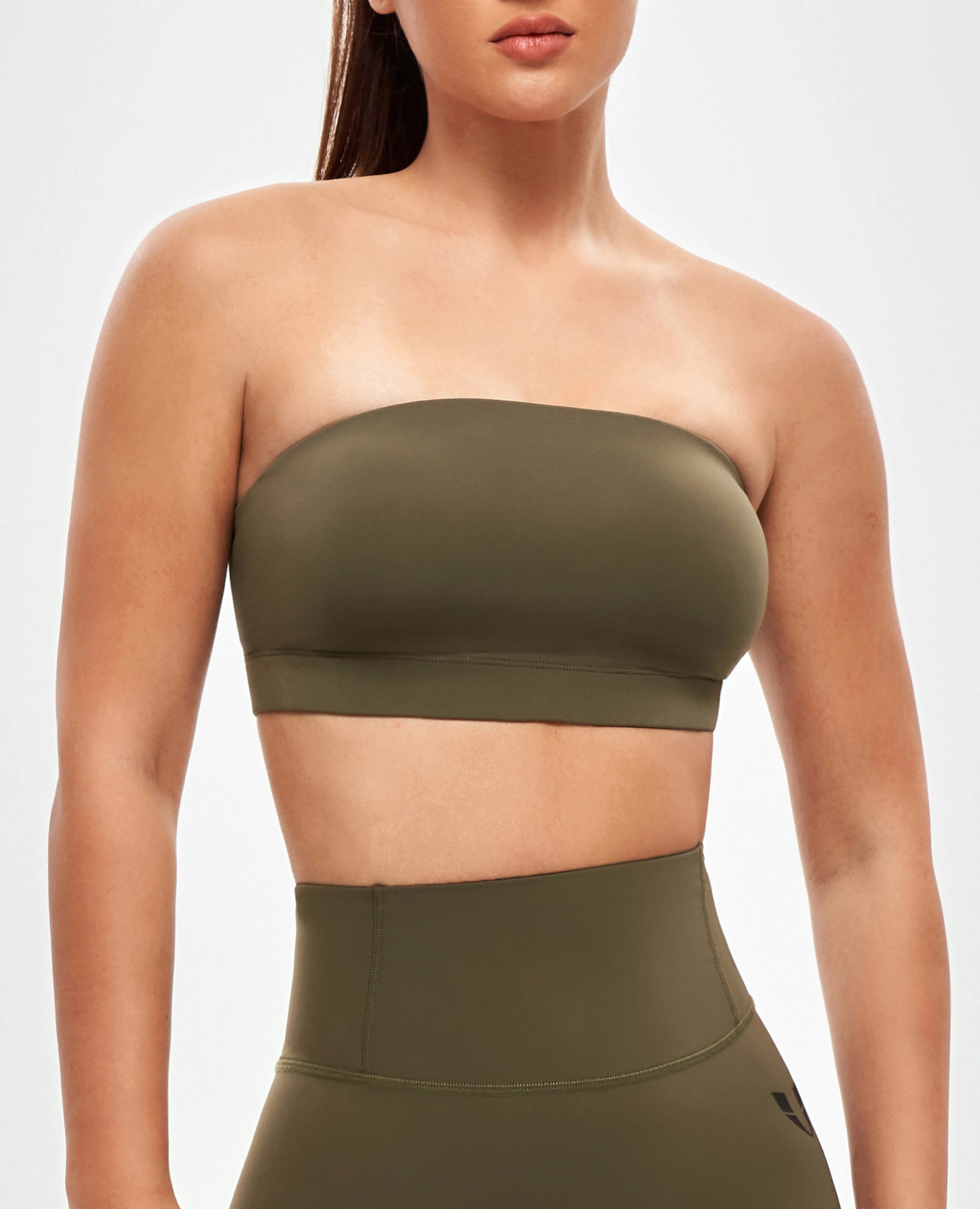 Strapless Sports Bra - Combat Green sold by Firm Abs product image thumbnail 4
