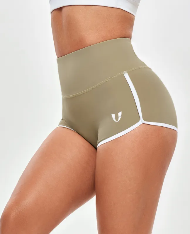 High Waist Short Shorts - Beige sold by Firm Abs