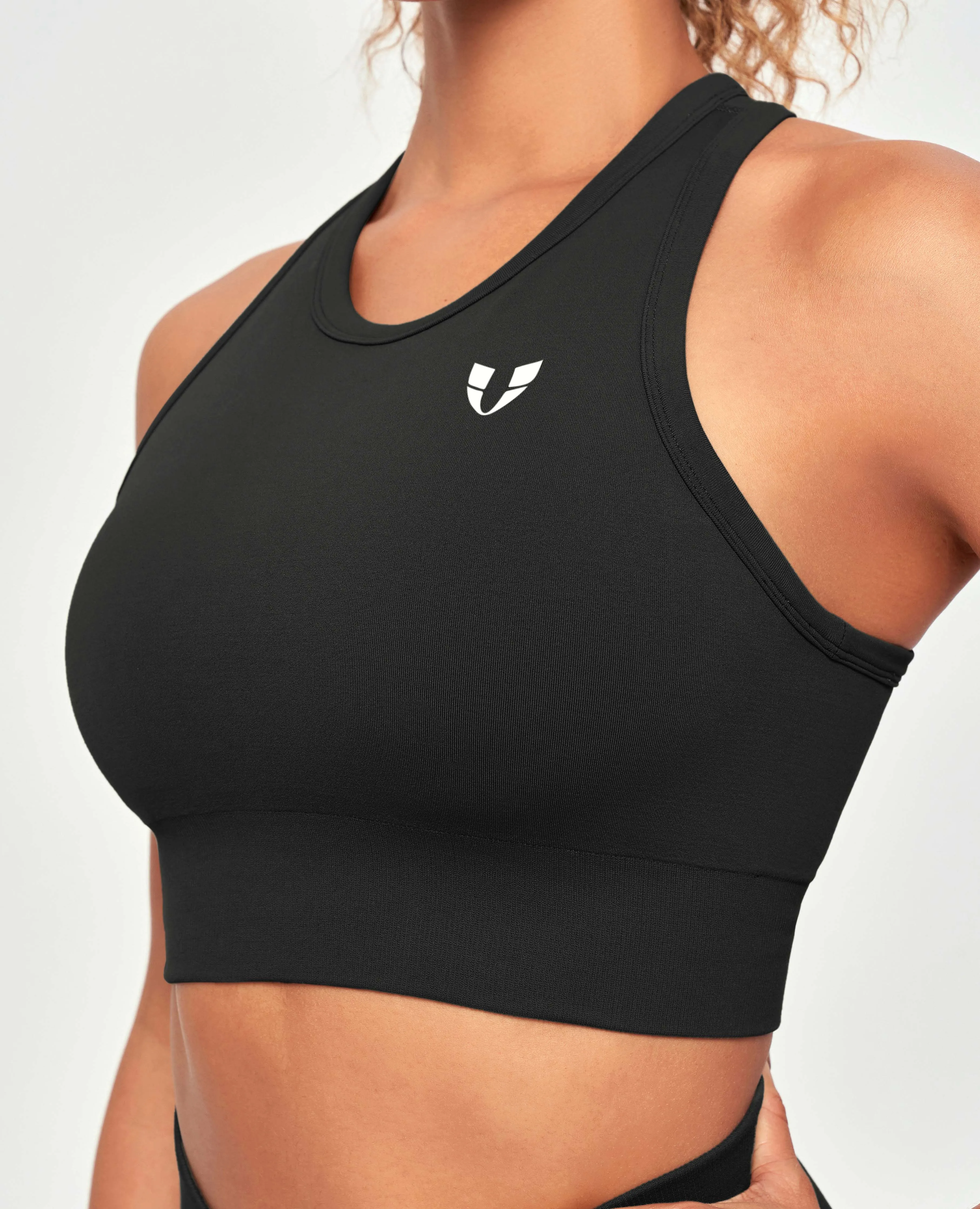 Seamless Padded Tank - Black sold by Firm Abs product image thumbnail 4