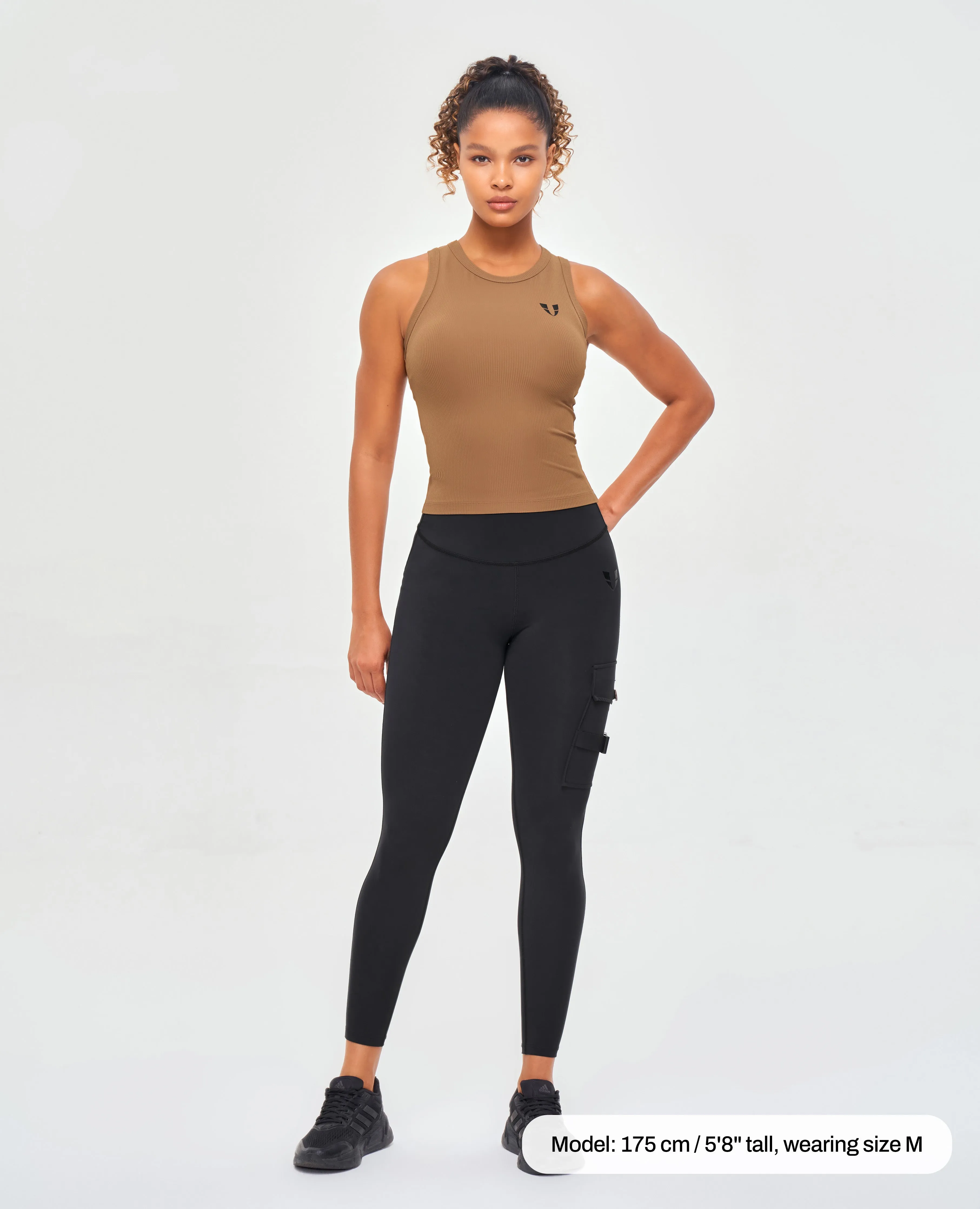 Ribbed Workout Tank - Brown sold by Firm Abs product image thumbnail 5