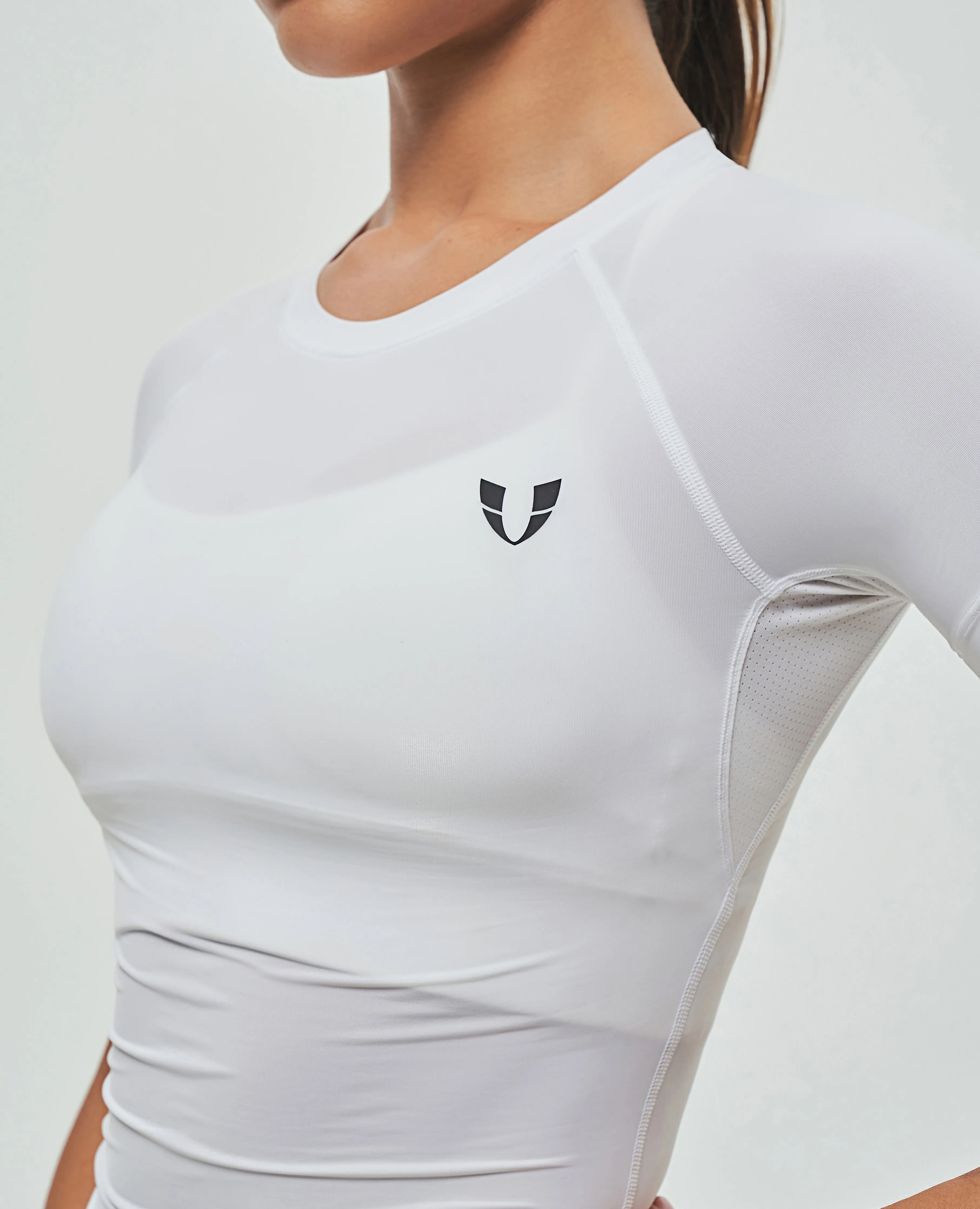 Basic Gym T-shirt - White sold by Firm Abs product image thumbnail 4