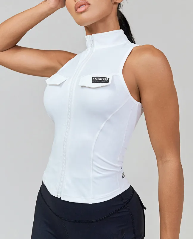 Army Abs Tank - White made by Firm Abs