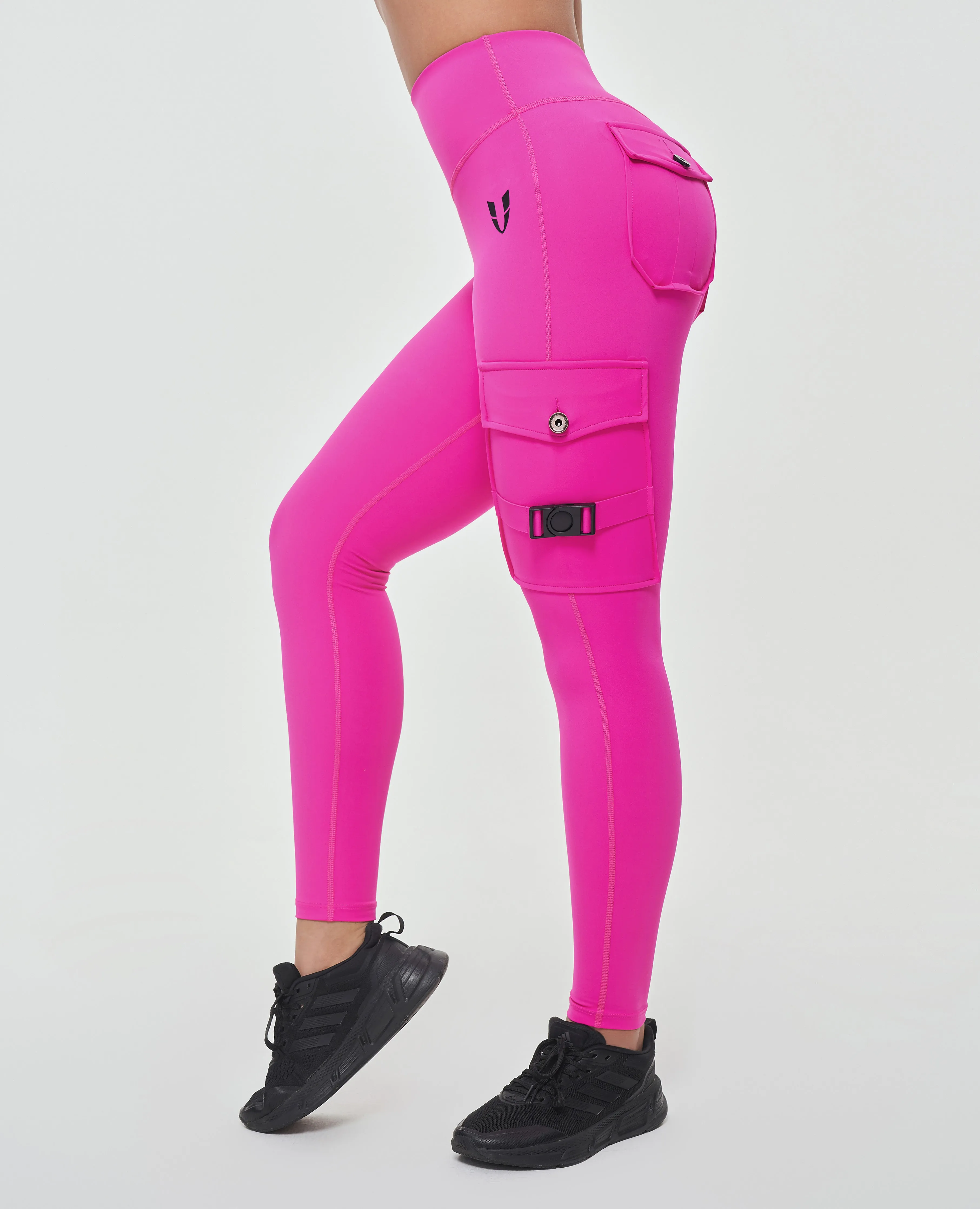Cargo Fitness Leggings - Fuchsia sold by Firm Abs