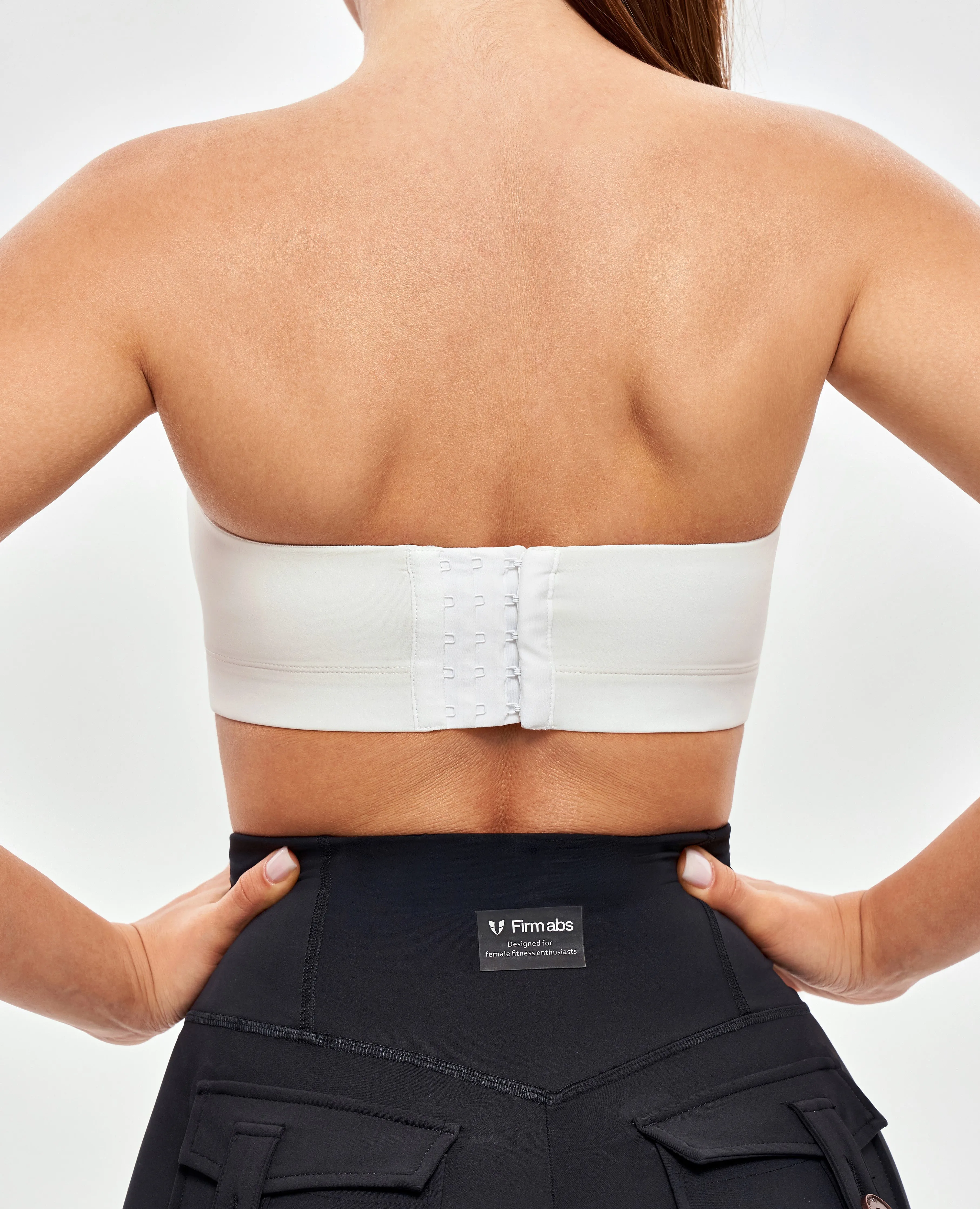 Strapless Sports Bra - White sold by Firm Abs product image thumbnail 5