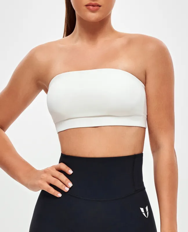 Strapless Sports Bra - White sold by Firm Abs