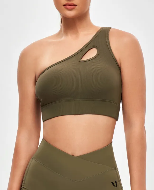 🎁Free One Shoulder Sports Bra - Combat Green sold by Firm Abs