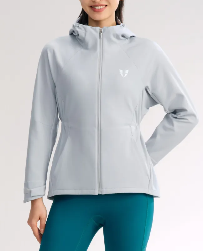 Water-Repellent Fleece Lined Zip Up Hoodie Jacket - Gray sold by Firm Abs