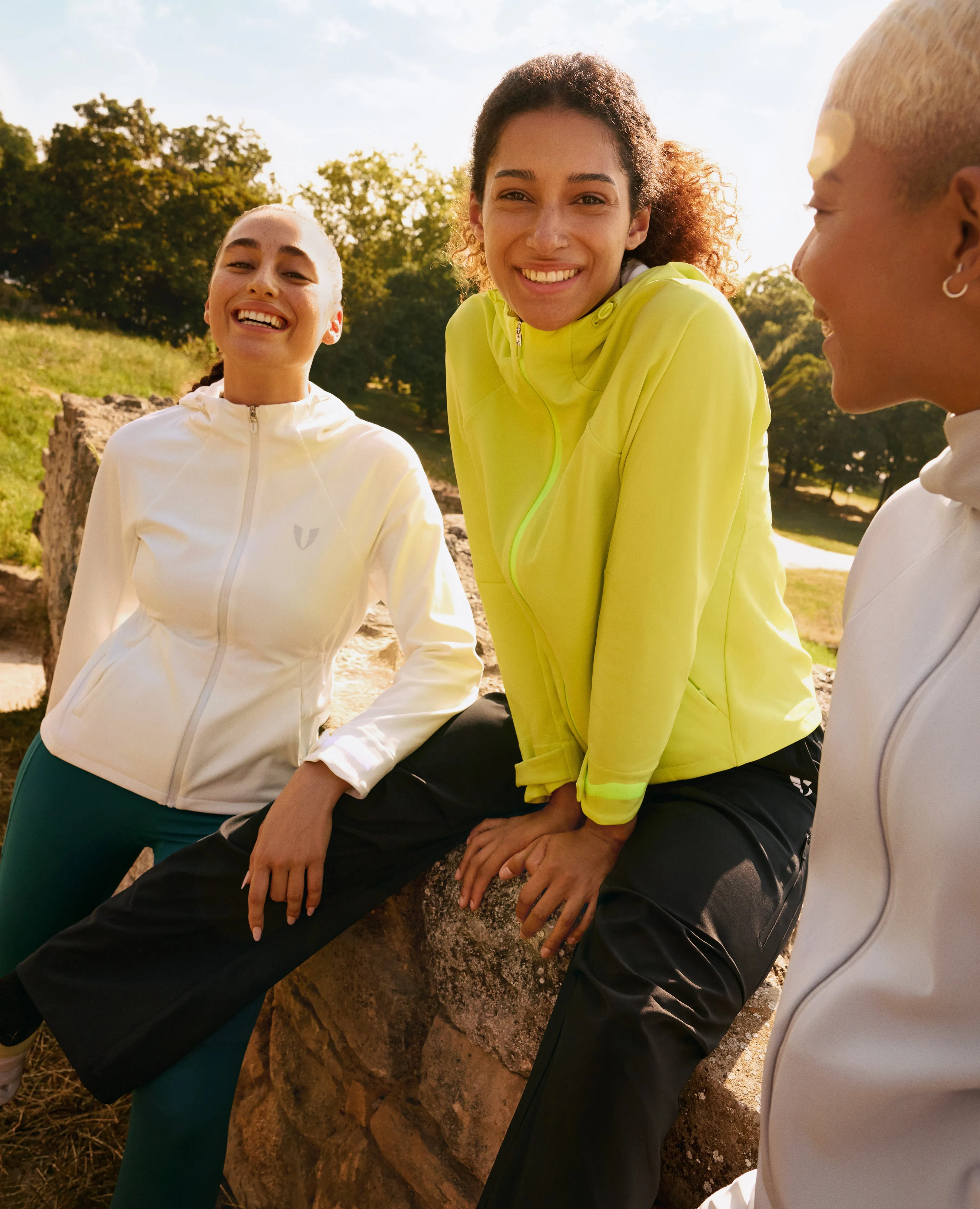 Water-Repellent Fleece Lined Zip Up Hoodie Jacket - Lemon Yellow sold by Firm Abs product image thumbnail 5