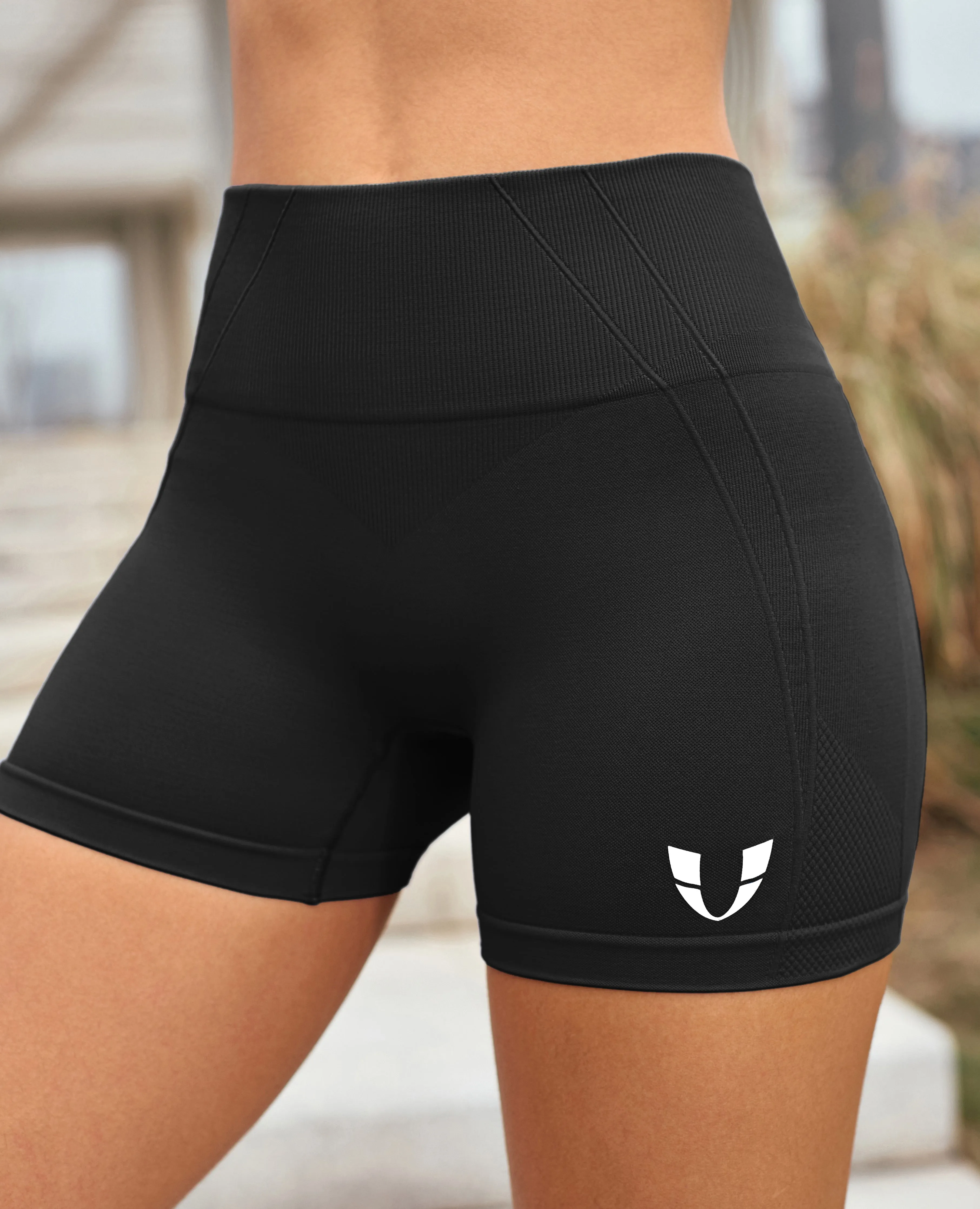SculptLift Seamless Shorts - Black sold by Firm Abs product image thumbnail 3