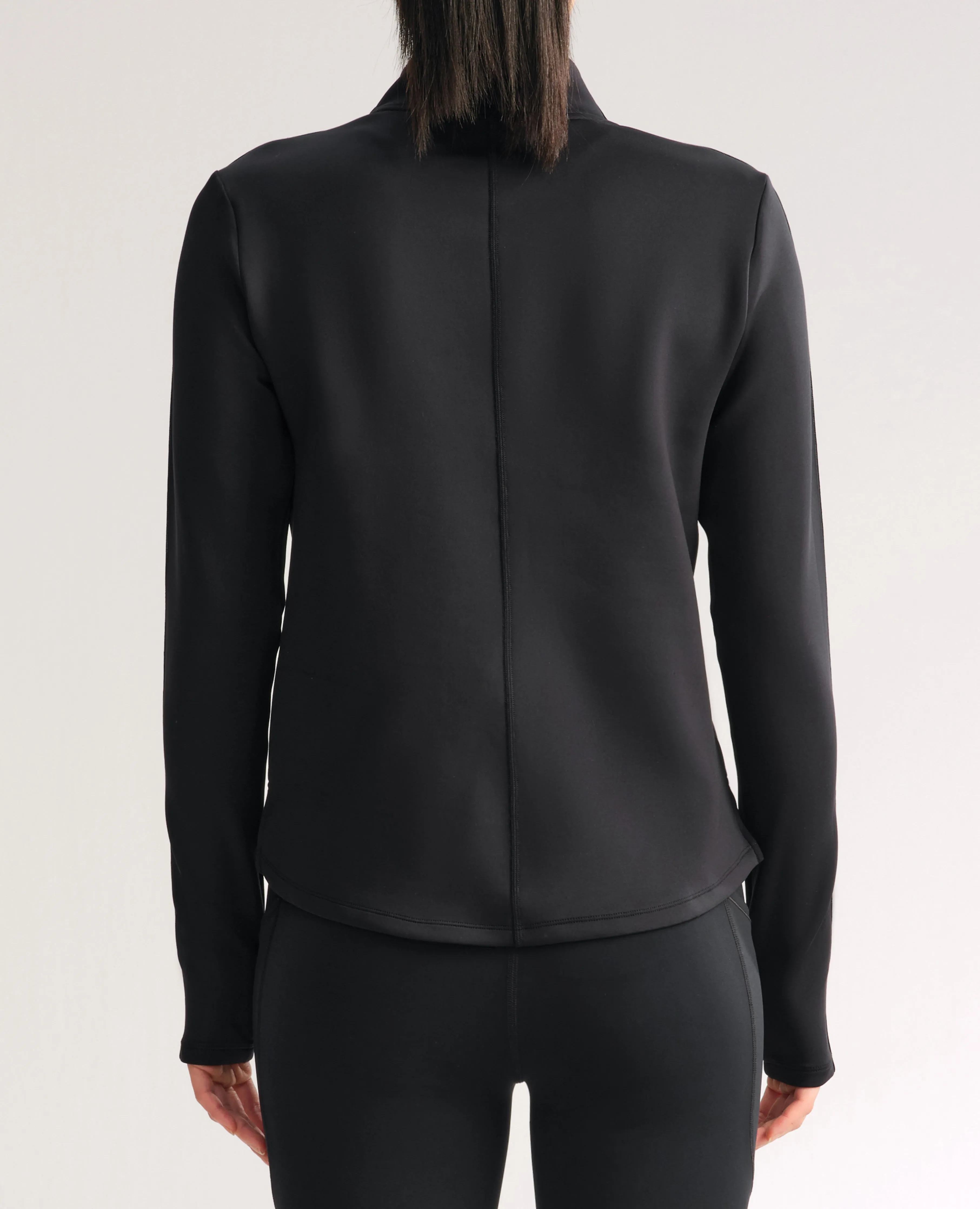 Athletic Half Zip Pullover Top - Black sold by Firm Abs product image thumbnail 2