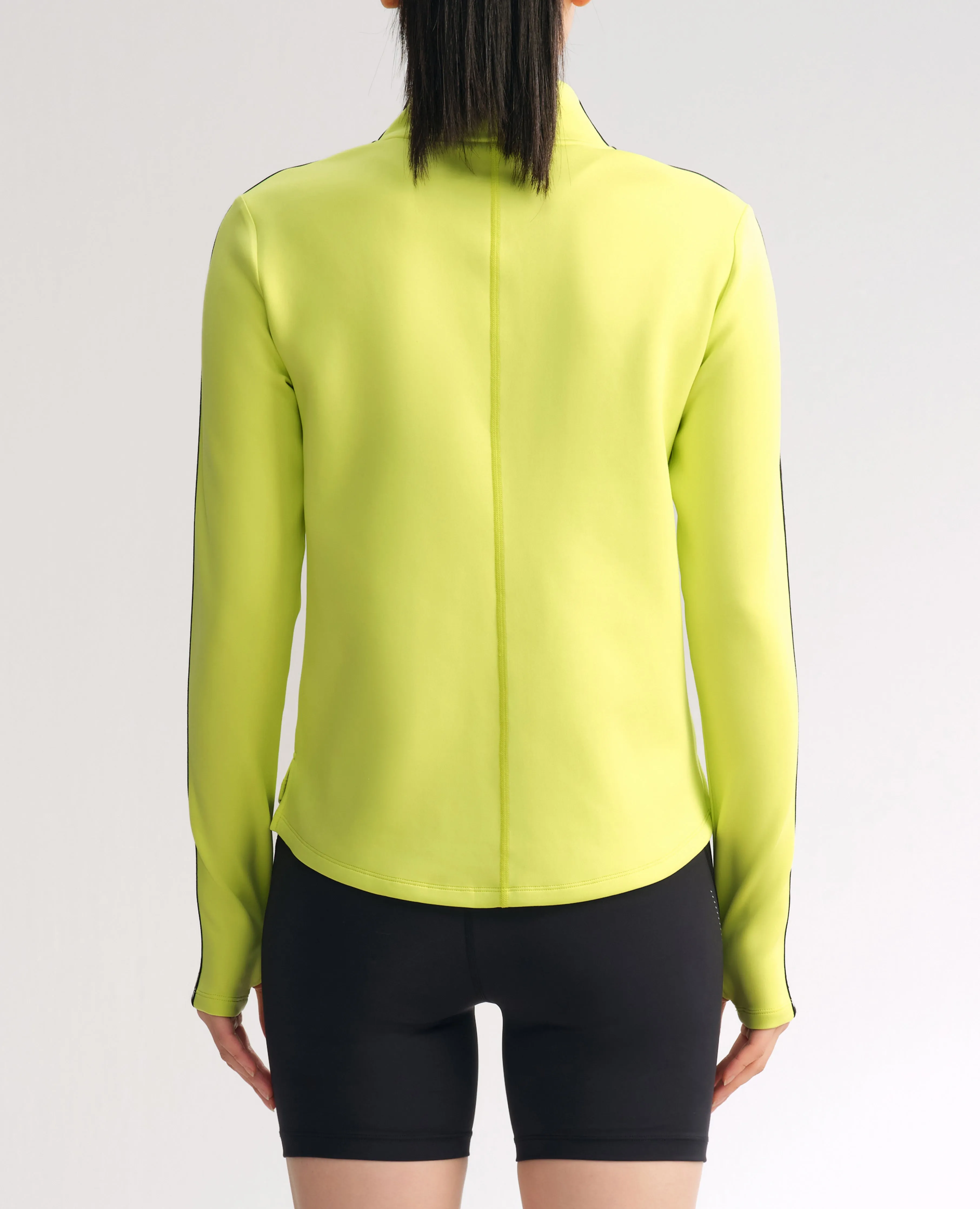 Athletic Half Zip Pullover Top - Lemon Yellow sold by Firm Abs product image thumbnail 2