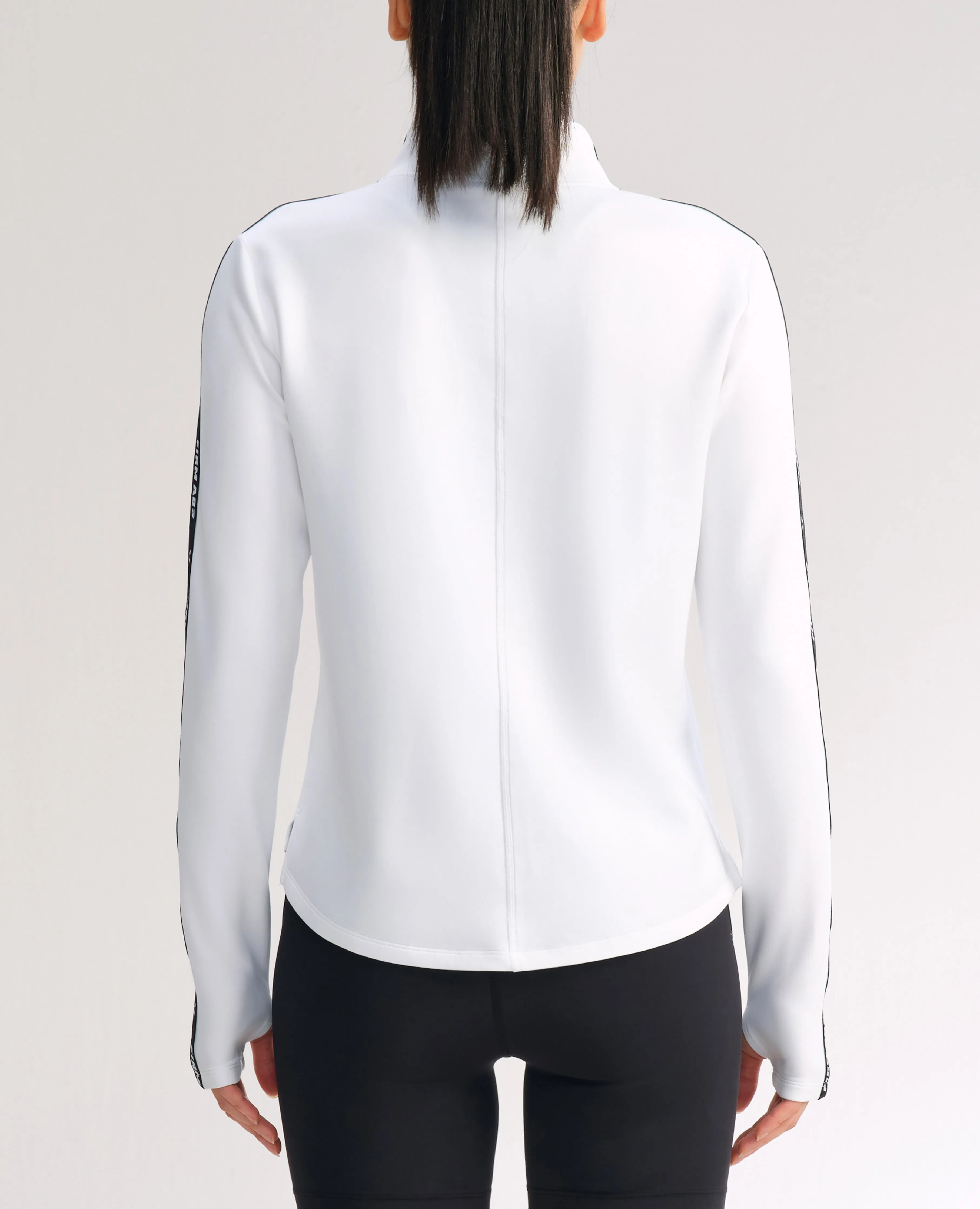 Athletic Half Zip Pullover Top - White sold by Firm Abs product image thumbnail 2