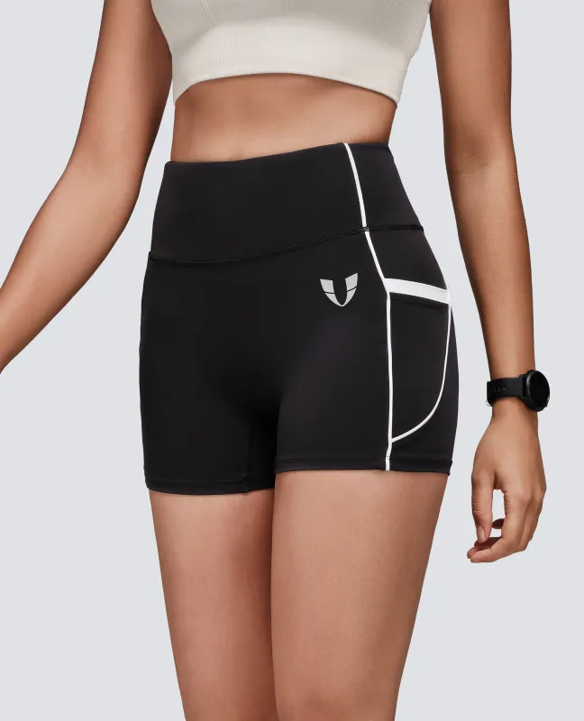 Sculpt Contour Pocket Shorts - Black made by Firm Abs