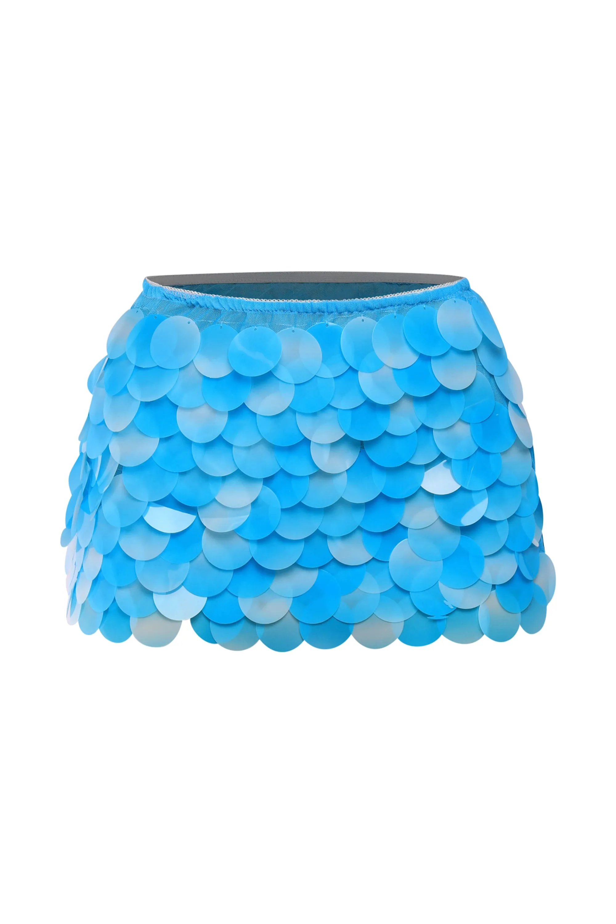 Oversized Sequin Mini Skirt sold by Bogomore