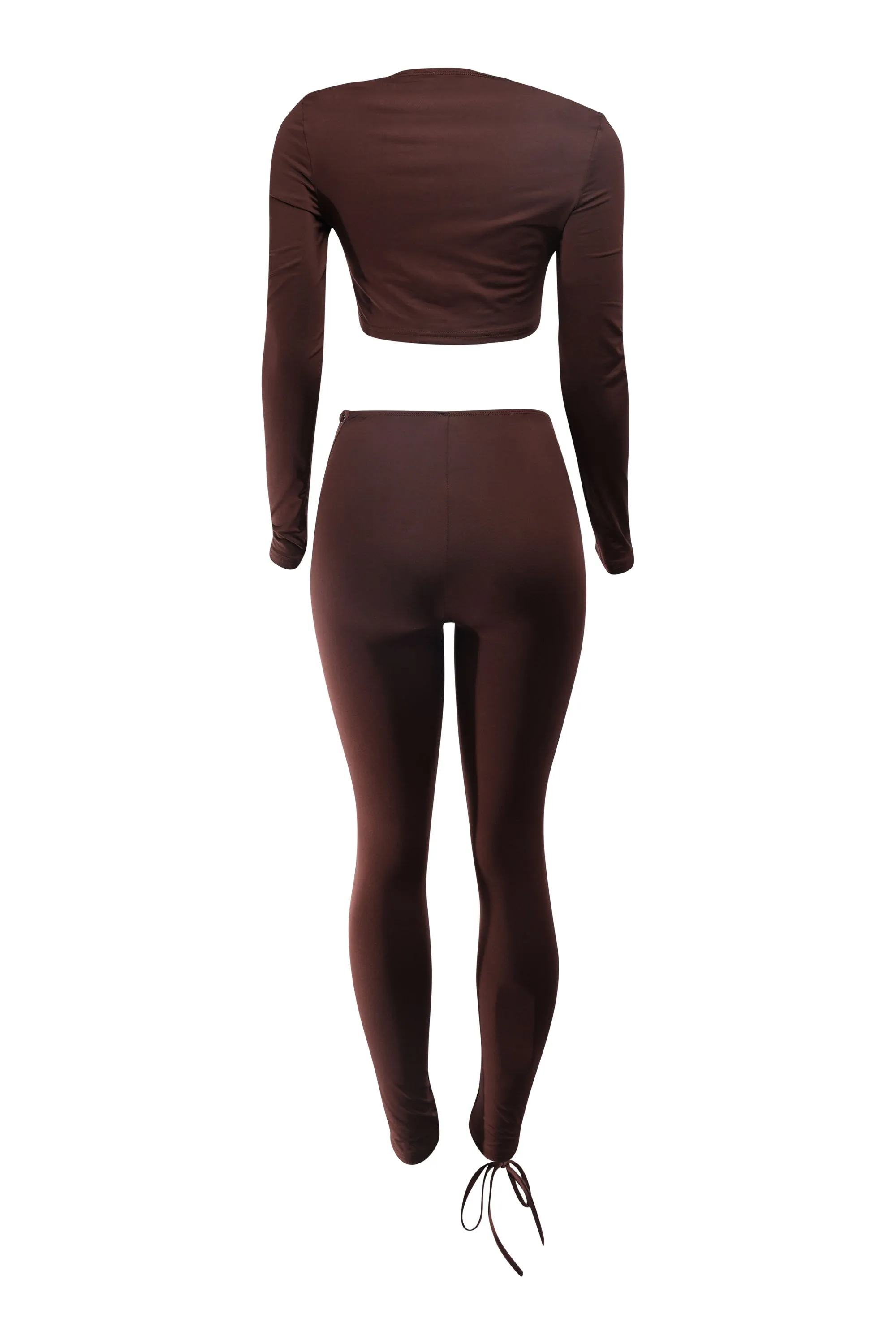 Lace Up Detailed Pants & Top Set sold by Bogomore product image thumbnail 4