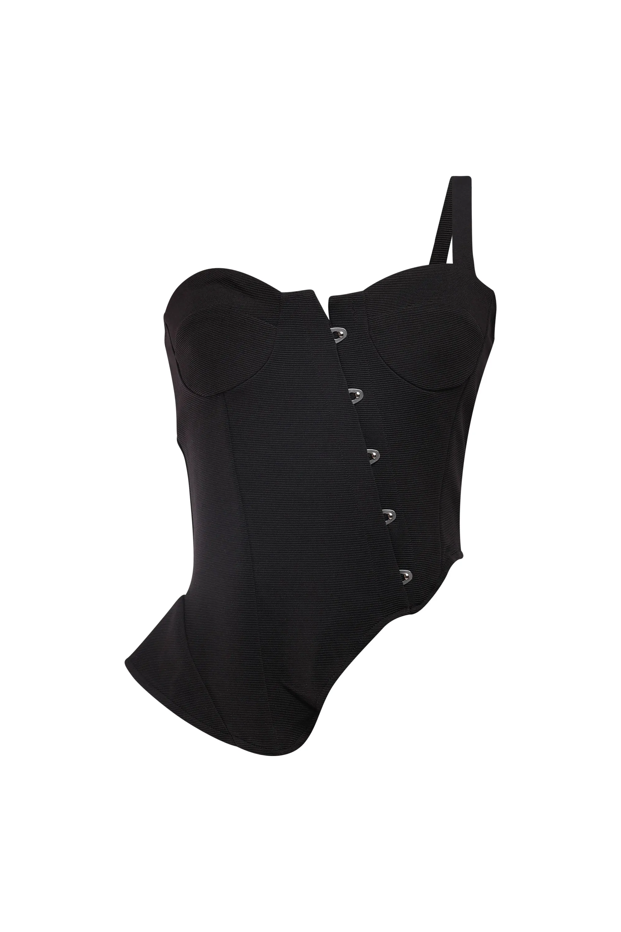 One shoulder strap asymmetrical tank top sold by Bogomore