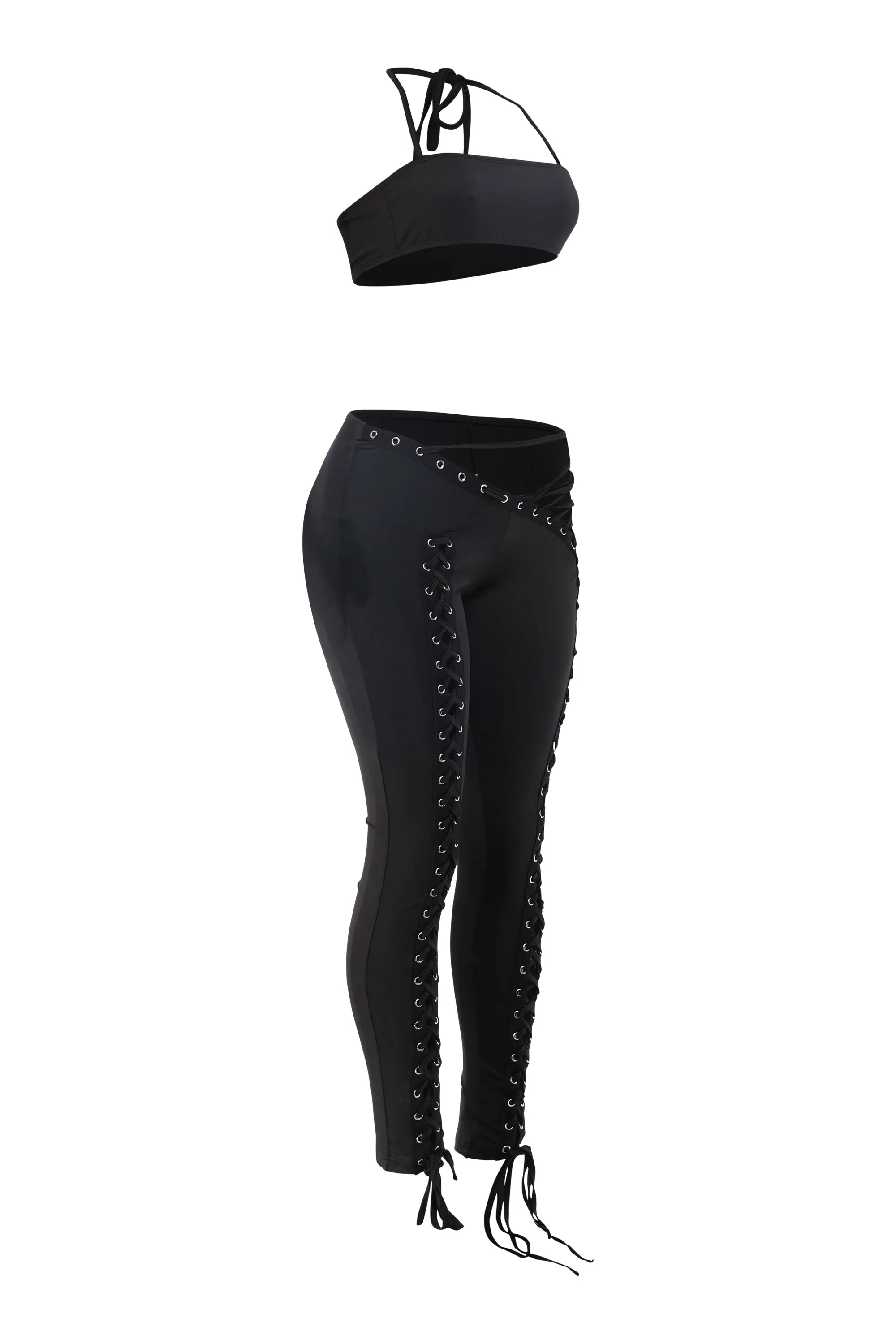 After Dark Lace Up Pant Set sold by Bogomore product image thumbnail 2