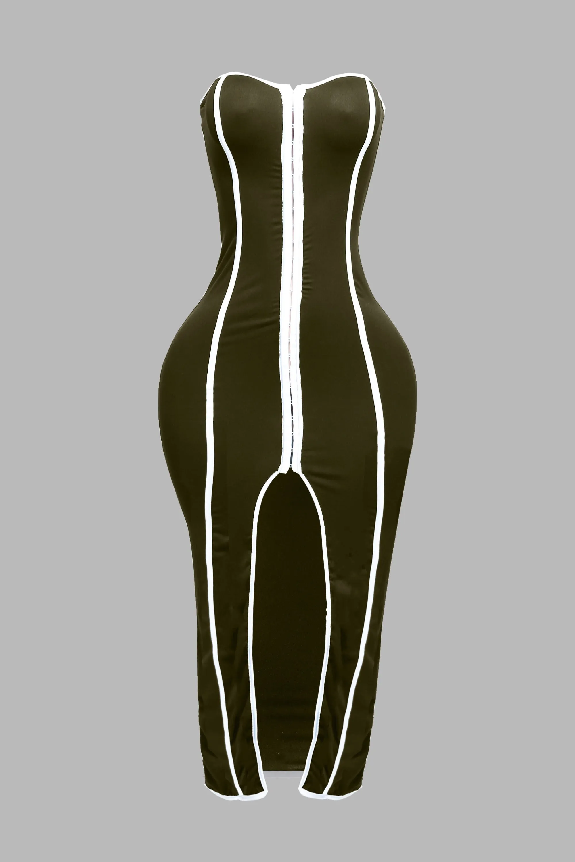 Hook & Eye closure tube maxi dress sold by Bogomore product image thumbnail 3