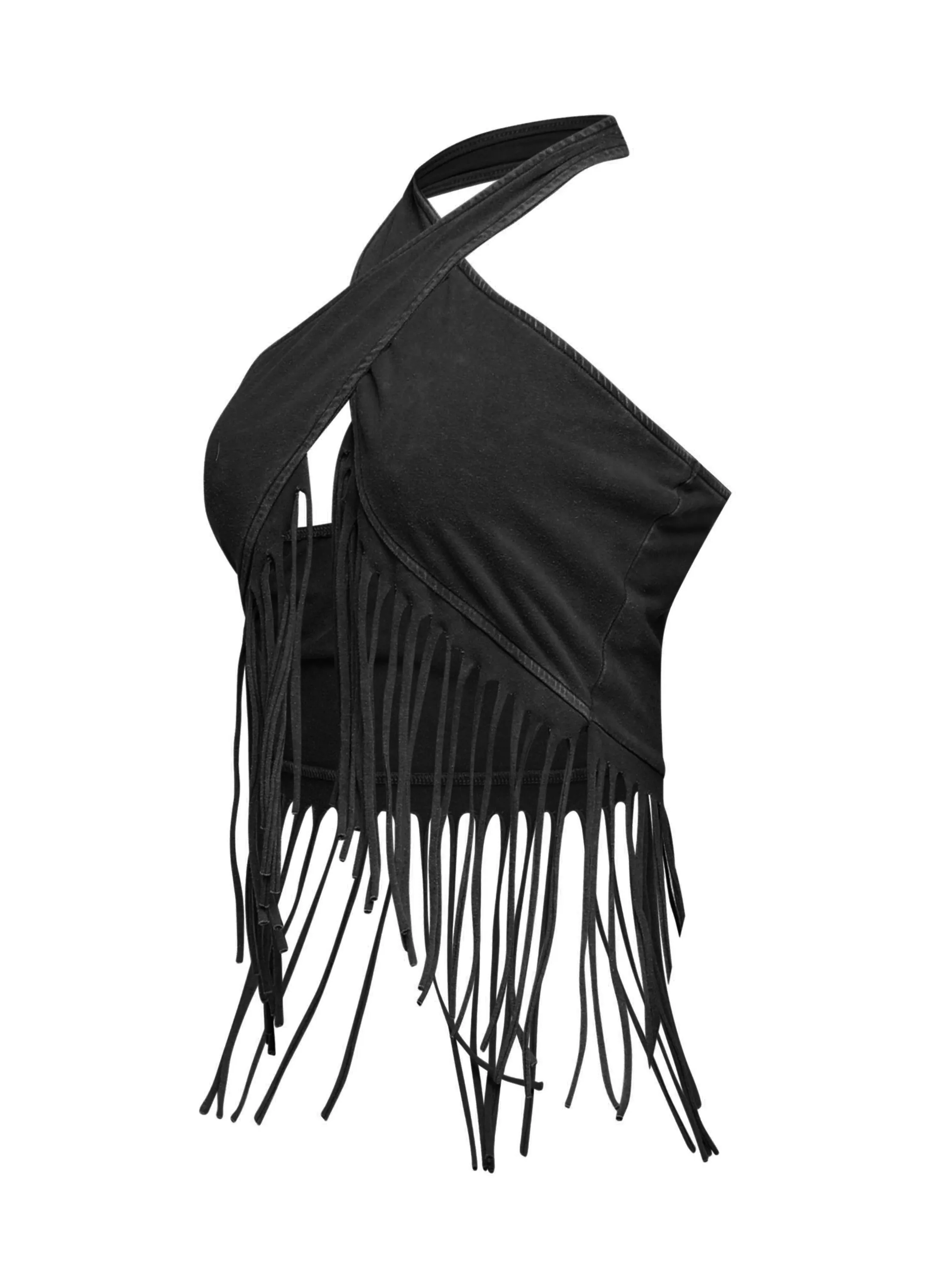 Fringe halter top. sold by Bogomore product image thumbnail 4