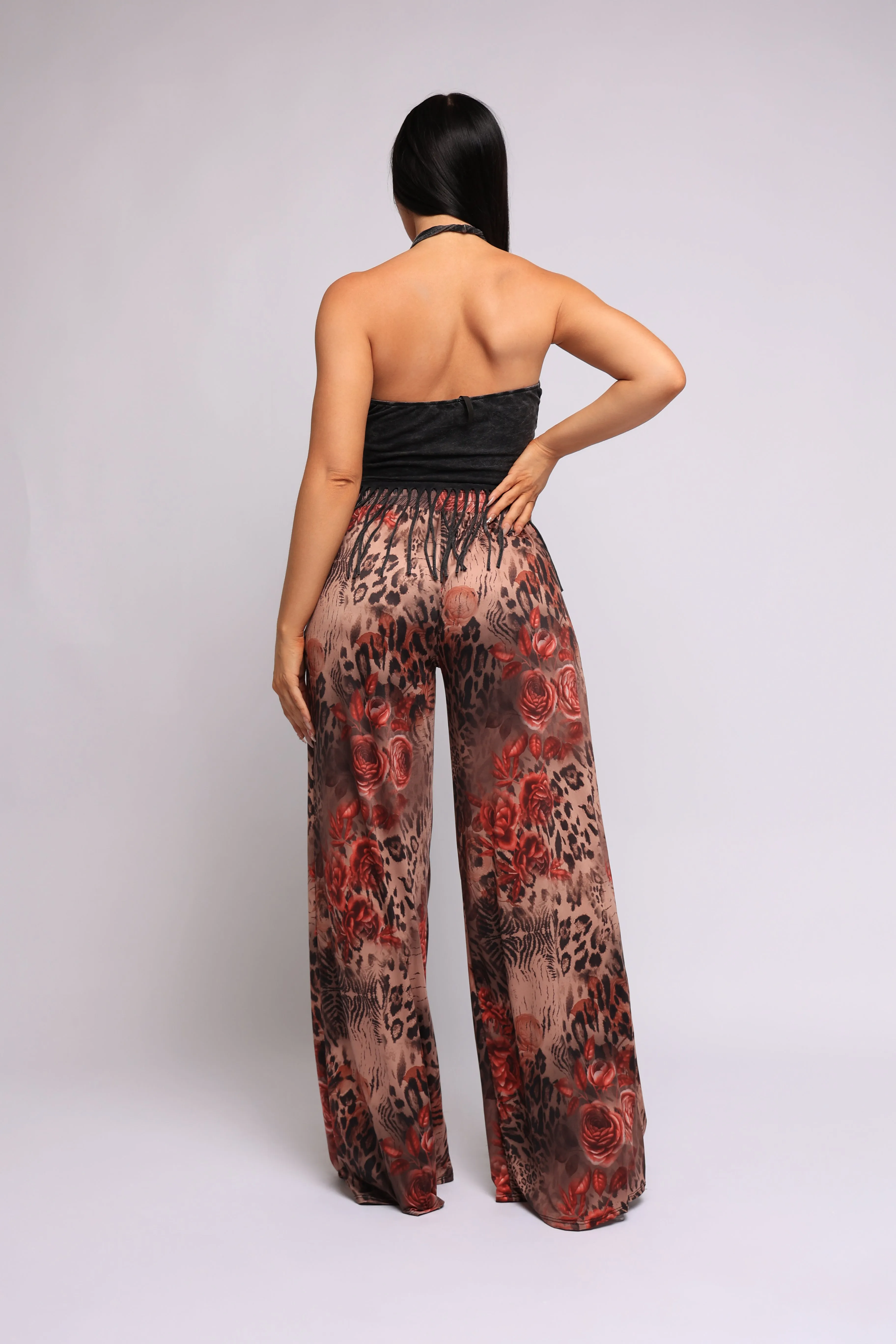 Printed wide leg pants sold by Bogomore product image thumbnail 3