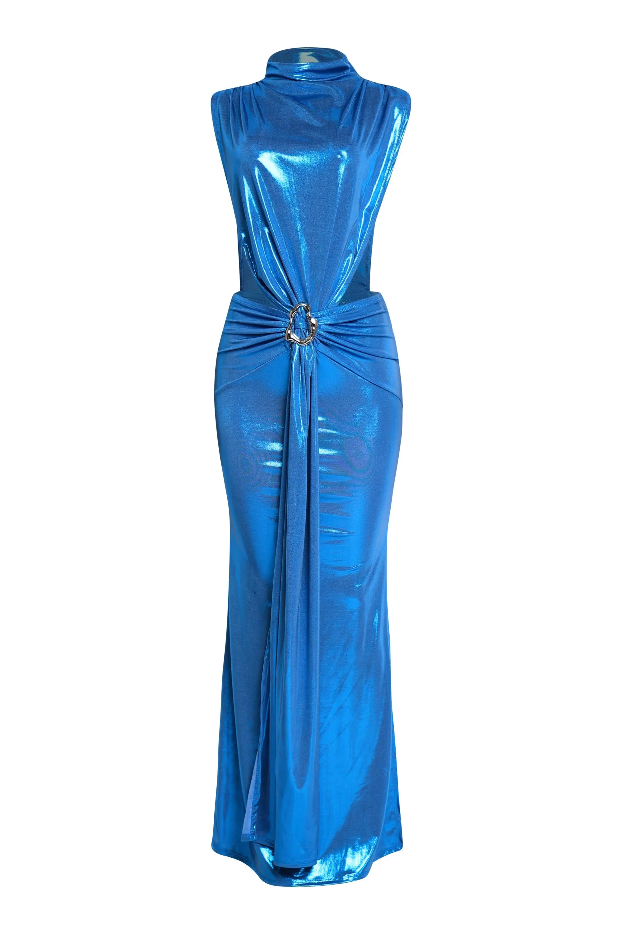 Midnight Slit Tie Waist Maxi Dress... sold by Bogomore product image thumbnail 4
