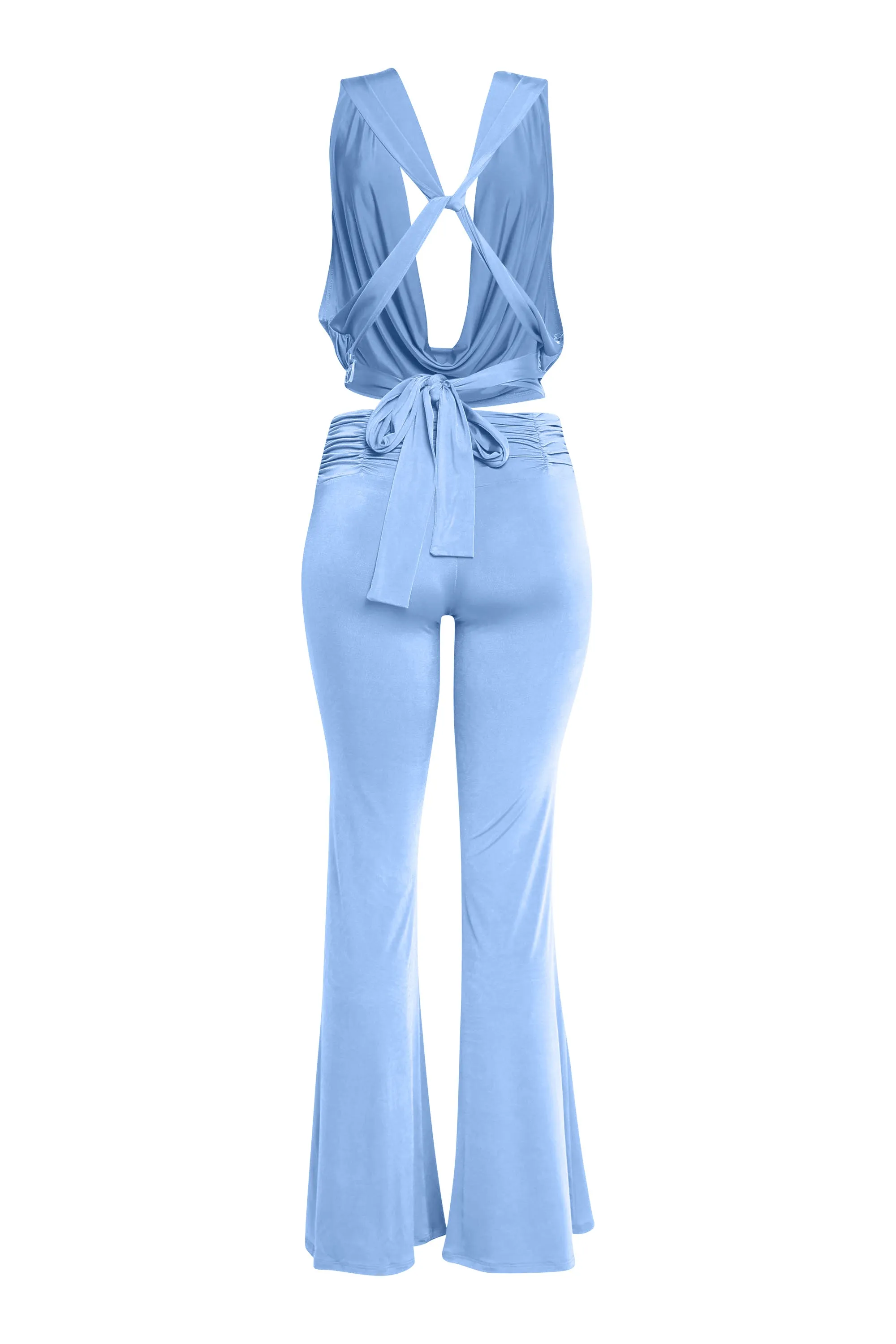 After Hours Drape Cowl Flare Set. sold by Bogomore product image thumbnail 3