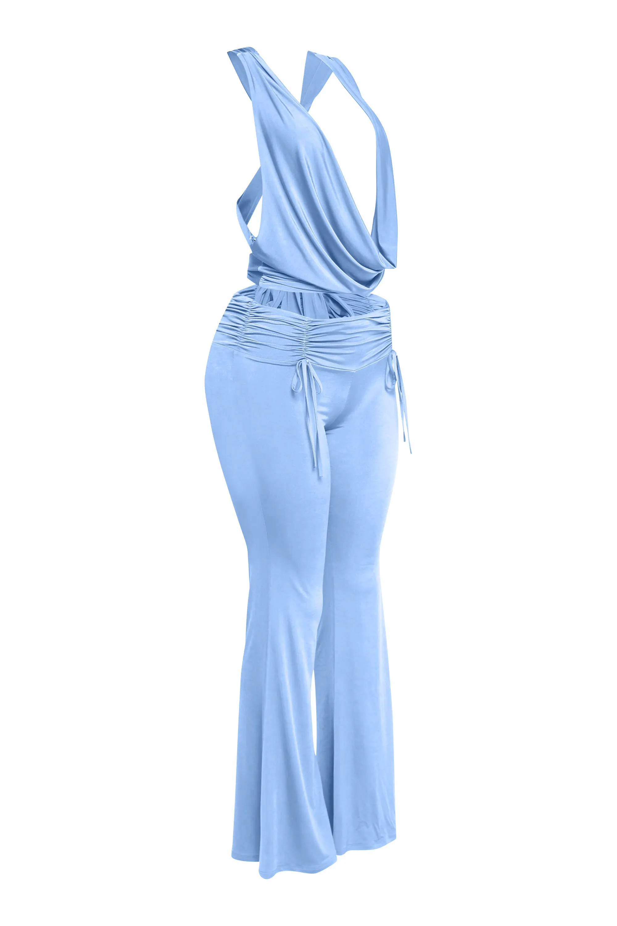 After Hours Drape Cowl Flare Set. sold by Bogomore product image thumbnail 2