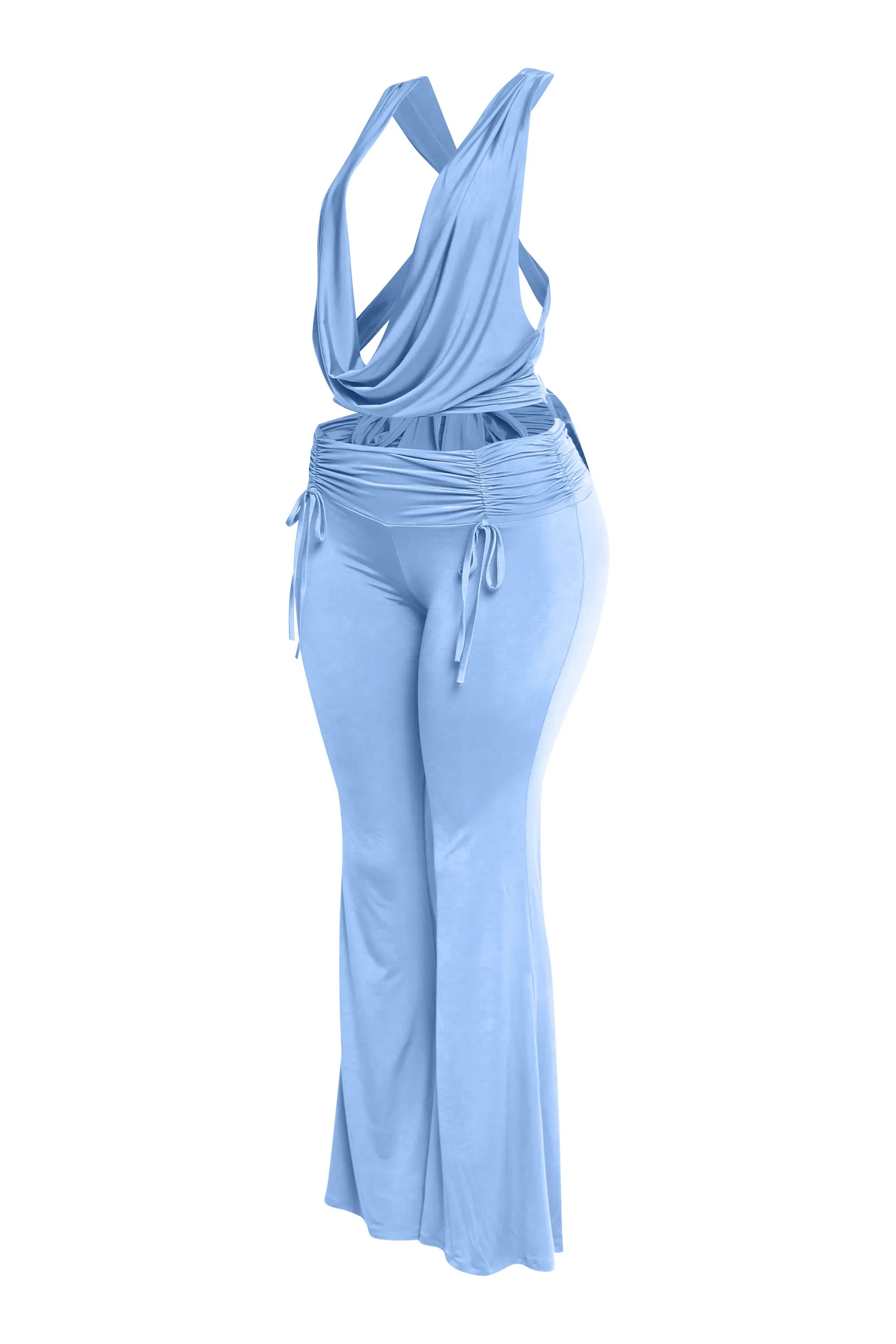 After Hours Drape Cowl Flare Set. sold by Bogomore product image thumbnail 4