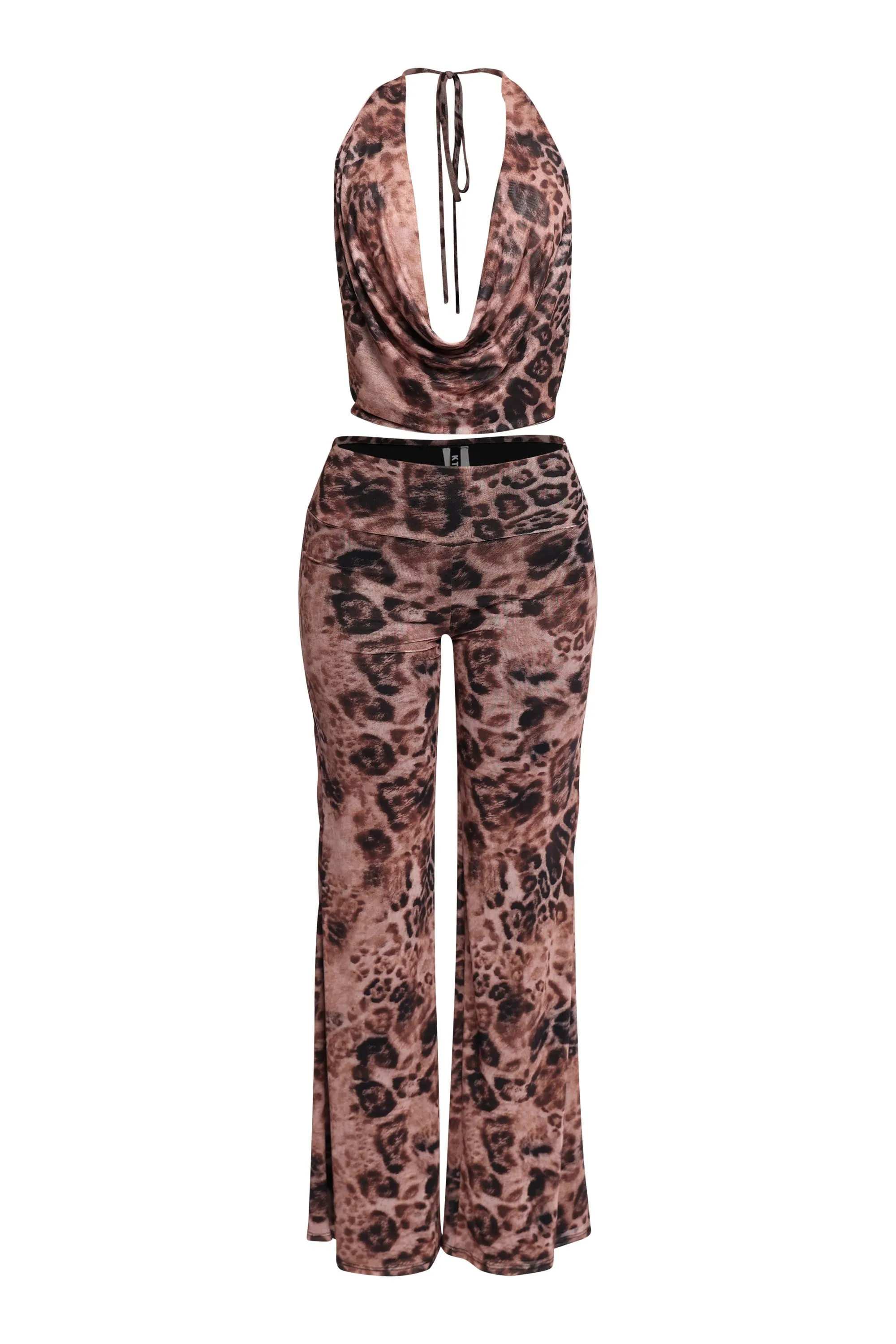 Wild Intentions Halter Top and Wide Leg Pant Set. sold by Bogomore product image thumbnail 5