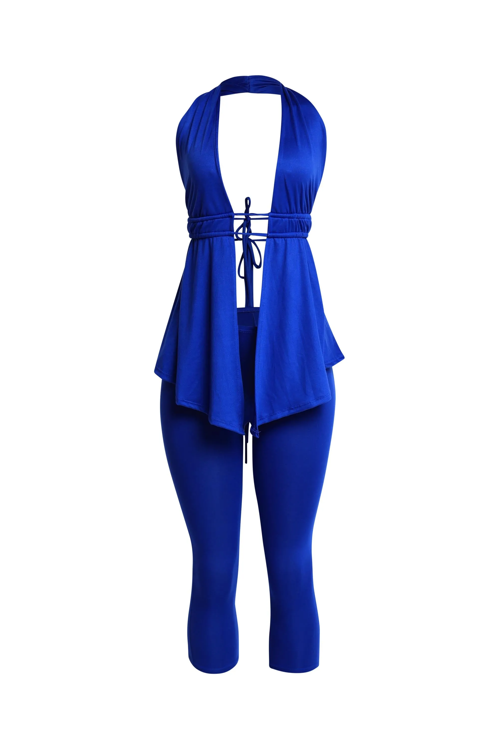 Heatwave Halter Cutout Capri Set... sold by Bogomore product image thumbnail 4