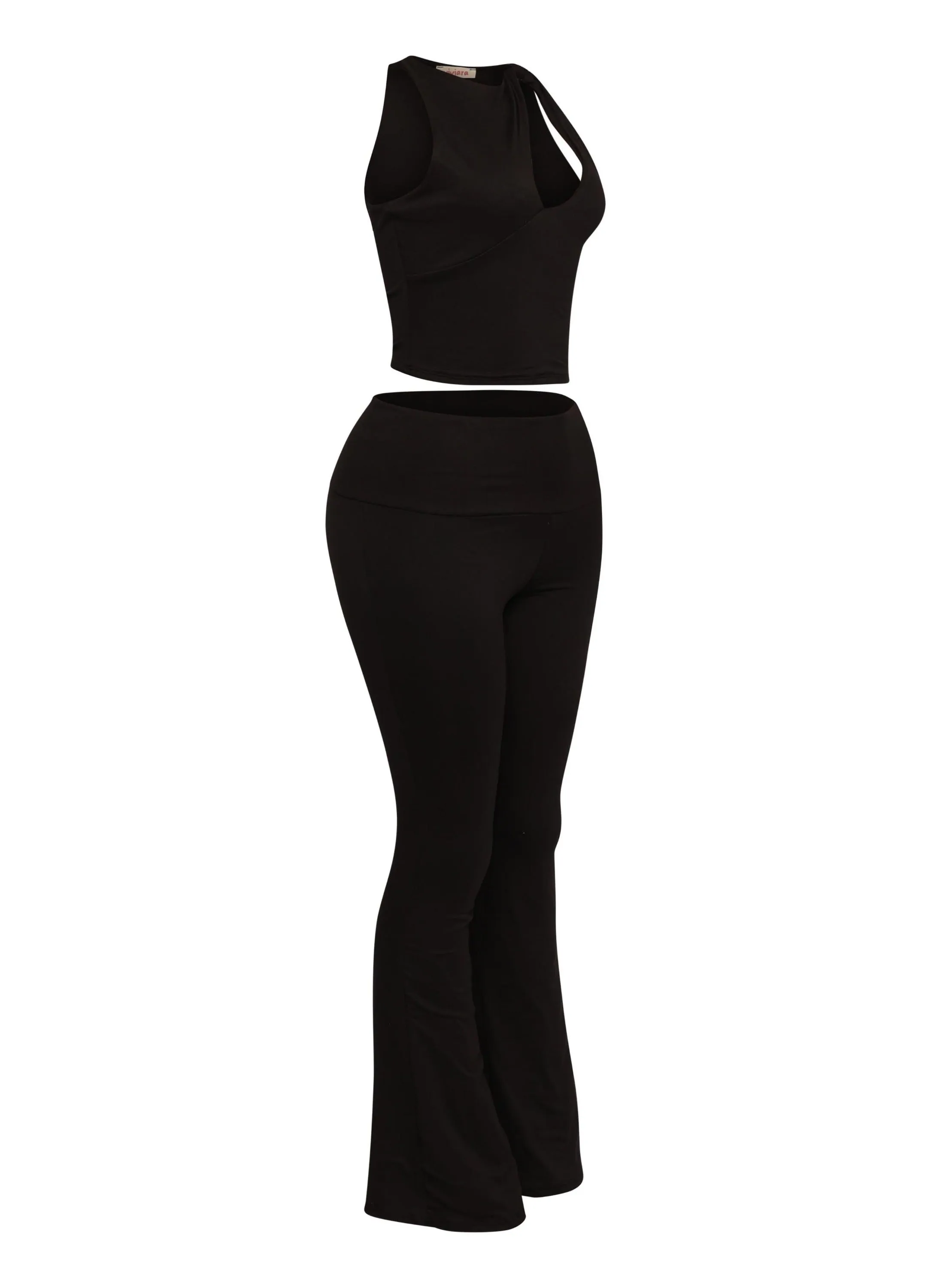 Twist Play Cut-Out Top & Flare Pants Set. sold by Bogomore product image thumbnail 5