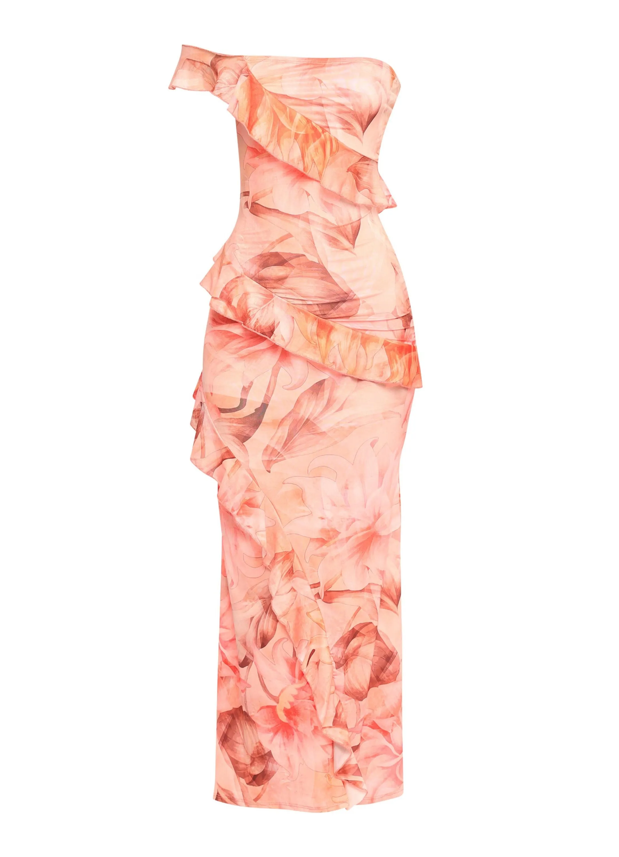 Lovestruck Bloom Ruffle Maxi Dress. sold by Bogomore product image thumbnail 3