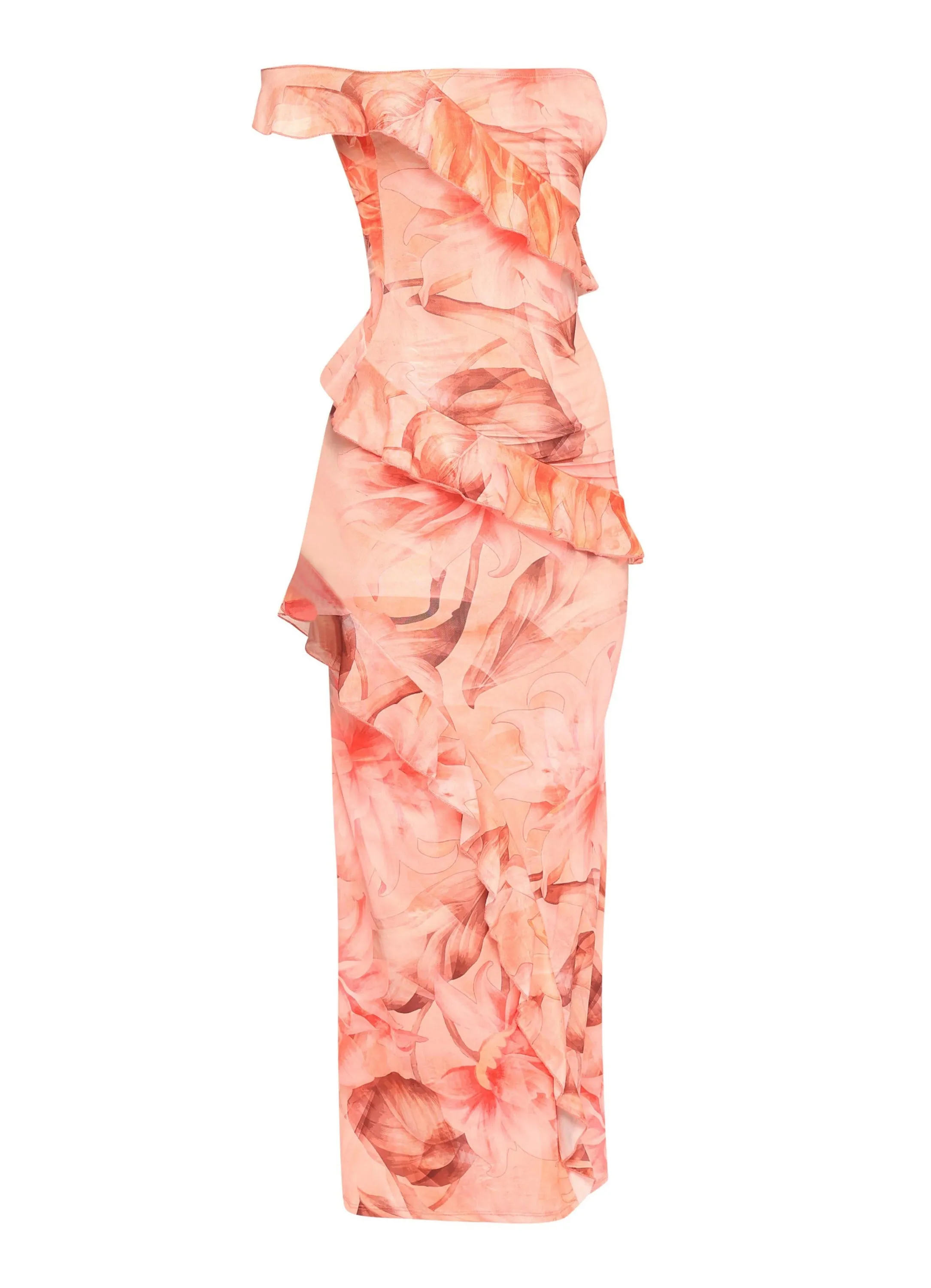 Lovestruck Bloom Ruffle Maxi Dress. sold by Bogomore product image thumbnail 2
