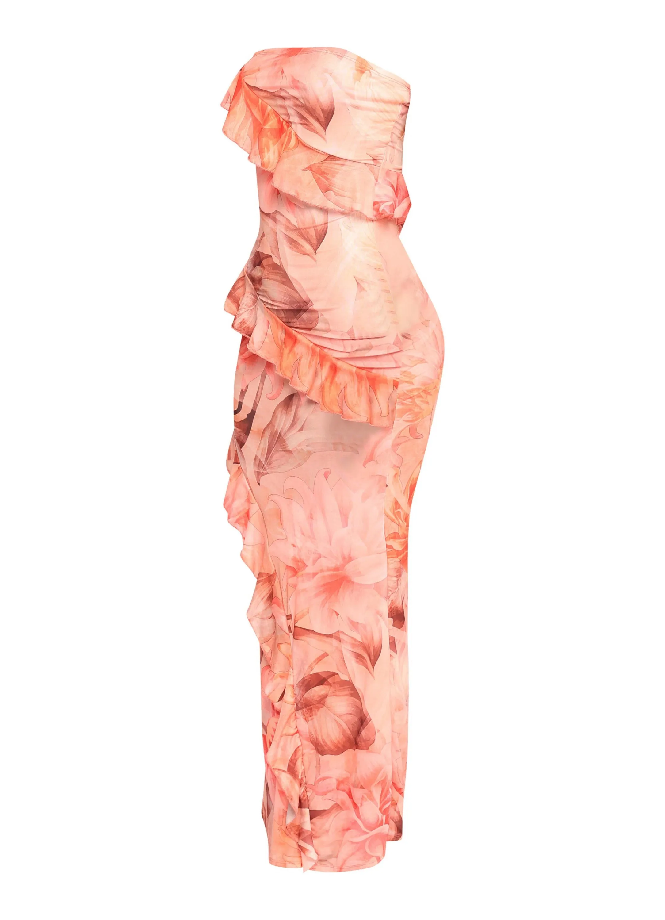 Lovestruck Bloom Ruffle Maxi Dress. sold by Bogomore product image thumbnail 5