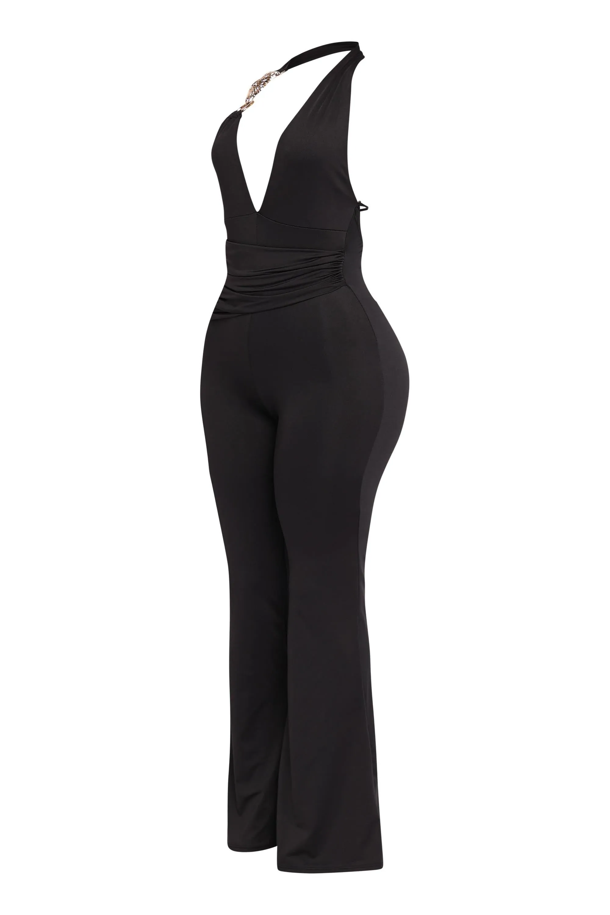 Show Off Hours Backless Halter Jumpsuit.. sold by Bogomore product image thumbnail 2