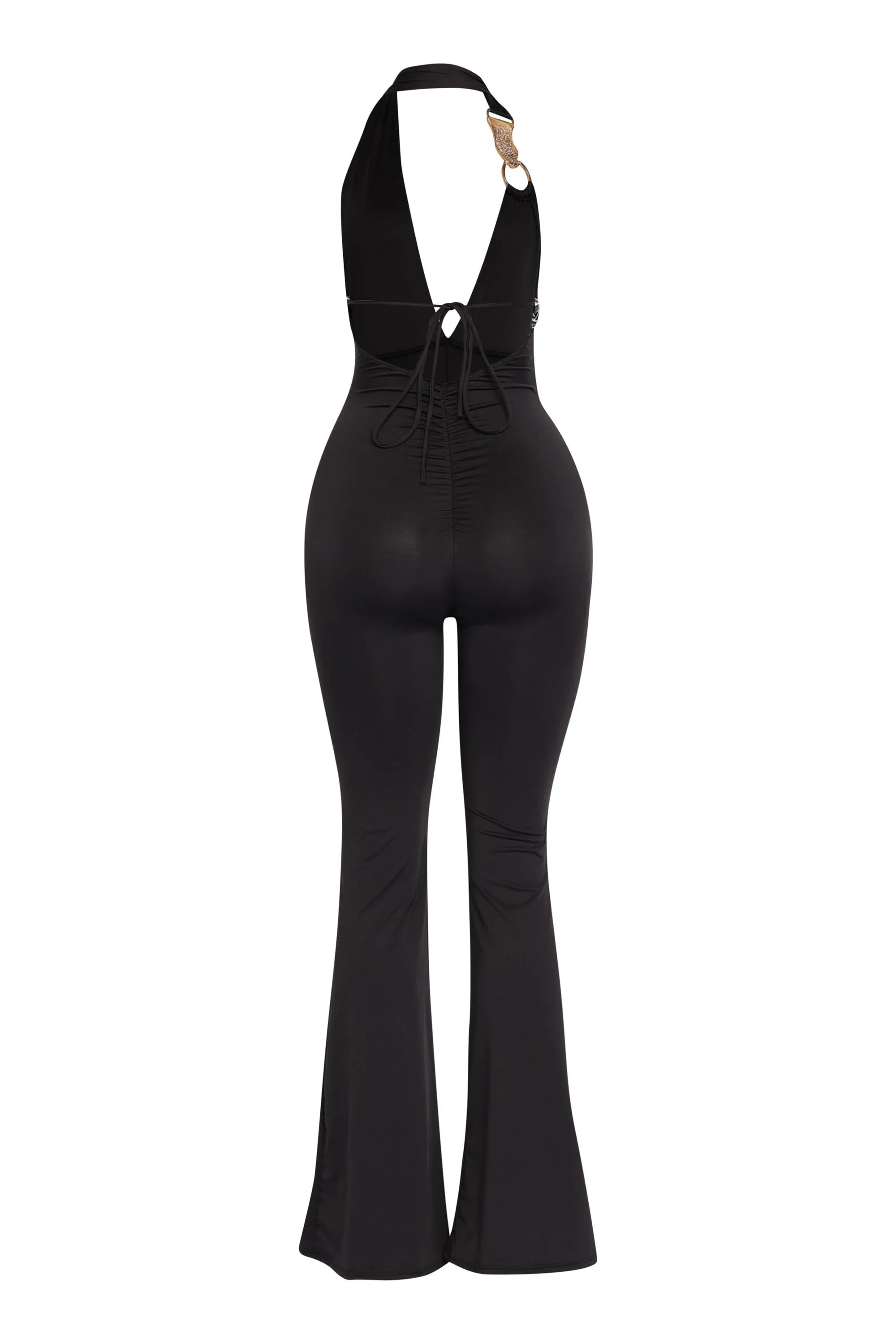 Show Off Hours Backless Halter Jumpsuit.. sold by Bogomore product image thumbnail 3