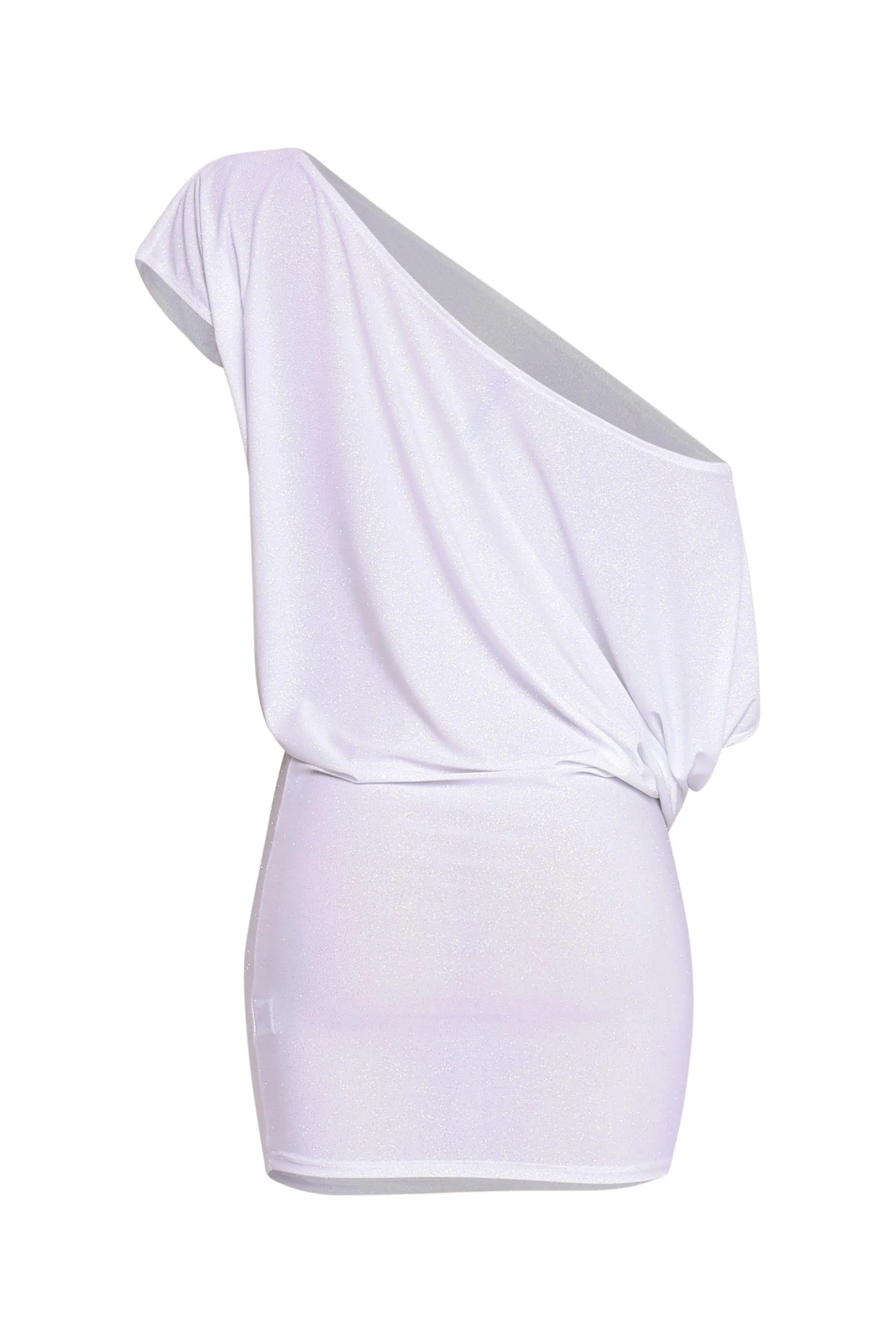Disco Muse One Shoulder Glitter Mini Dress.. sold by Bogomore product image thumbnail 2