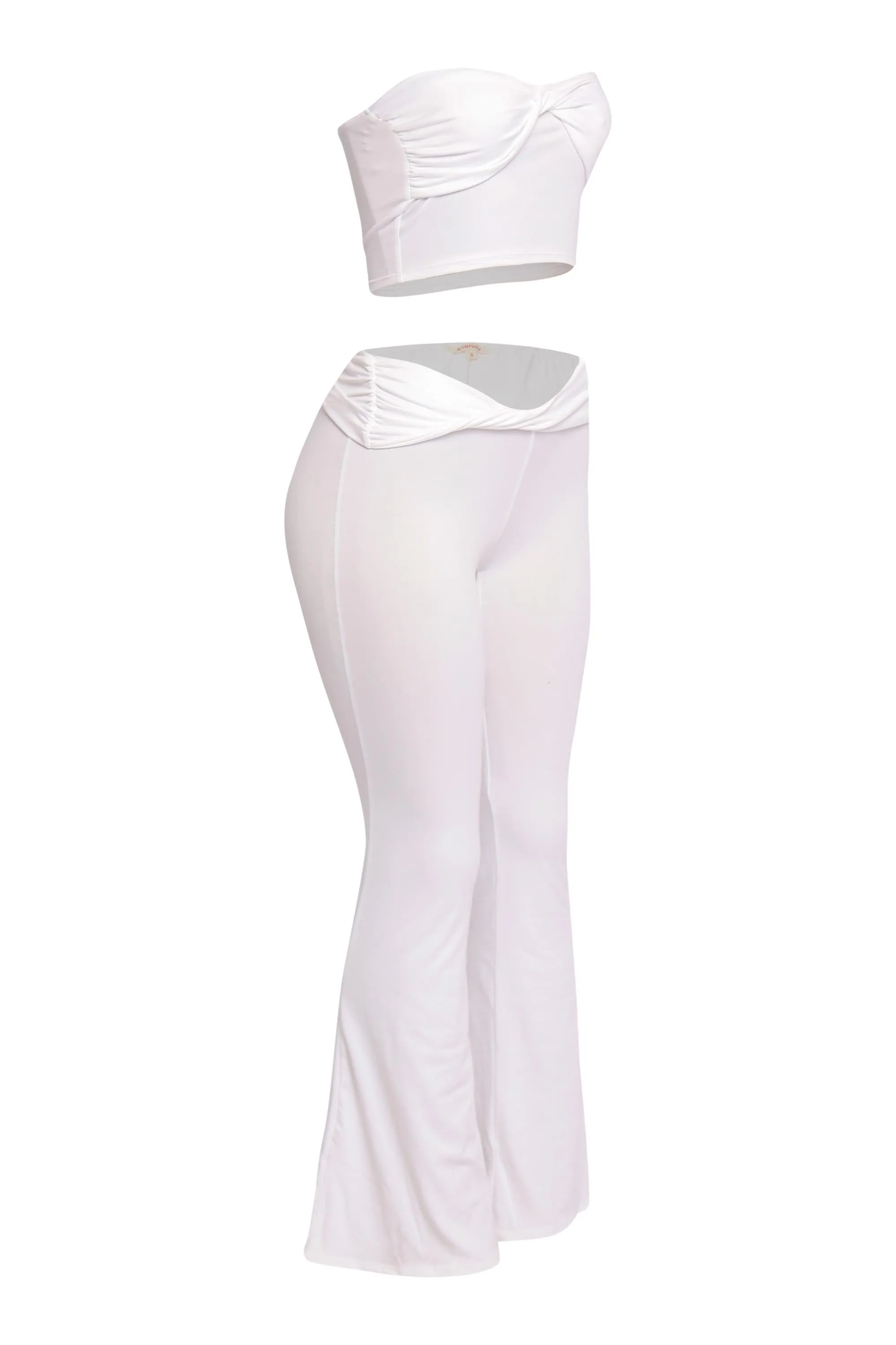 After Hours Twist Tube Top & Flare Pant Set.. sold by Bogomore product image thumbnail 3