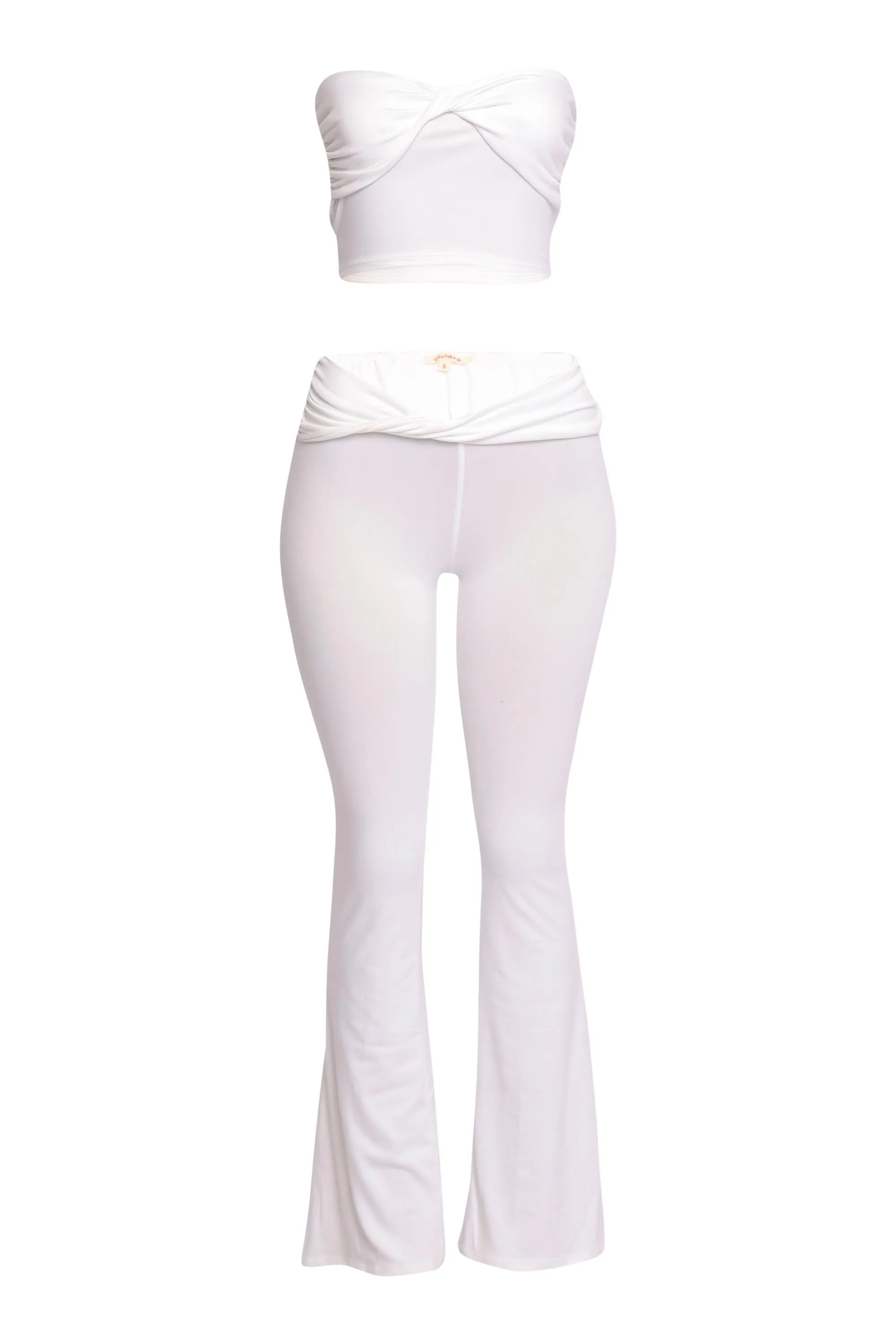 After Hours Twist Tube Top & Flare Pant Set.. sold by Bogomore product image thumbnail 5